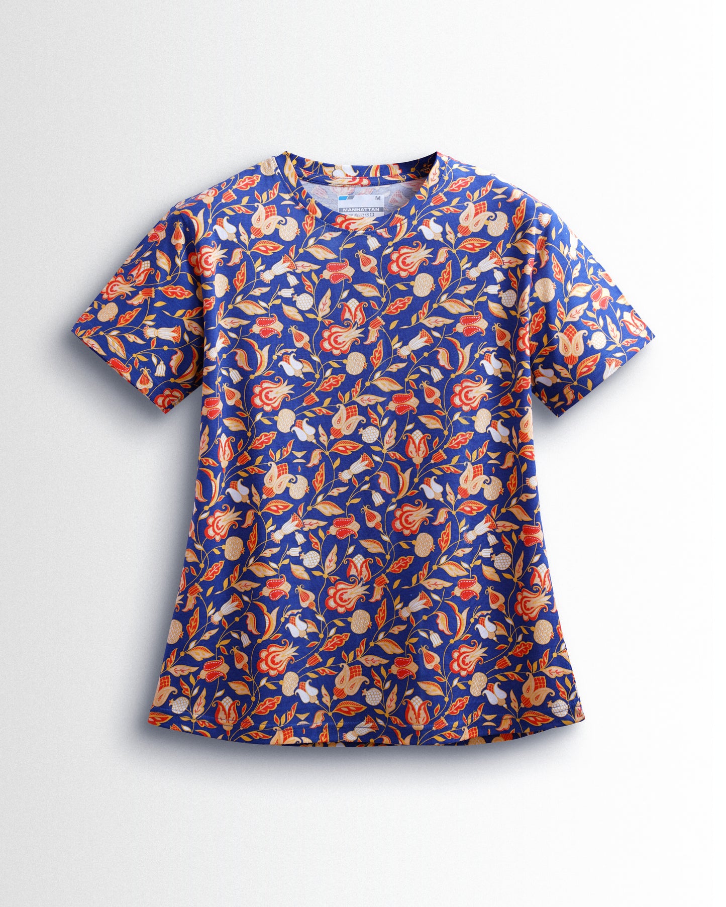 Women's Co ord set Navy Golden Flower