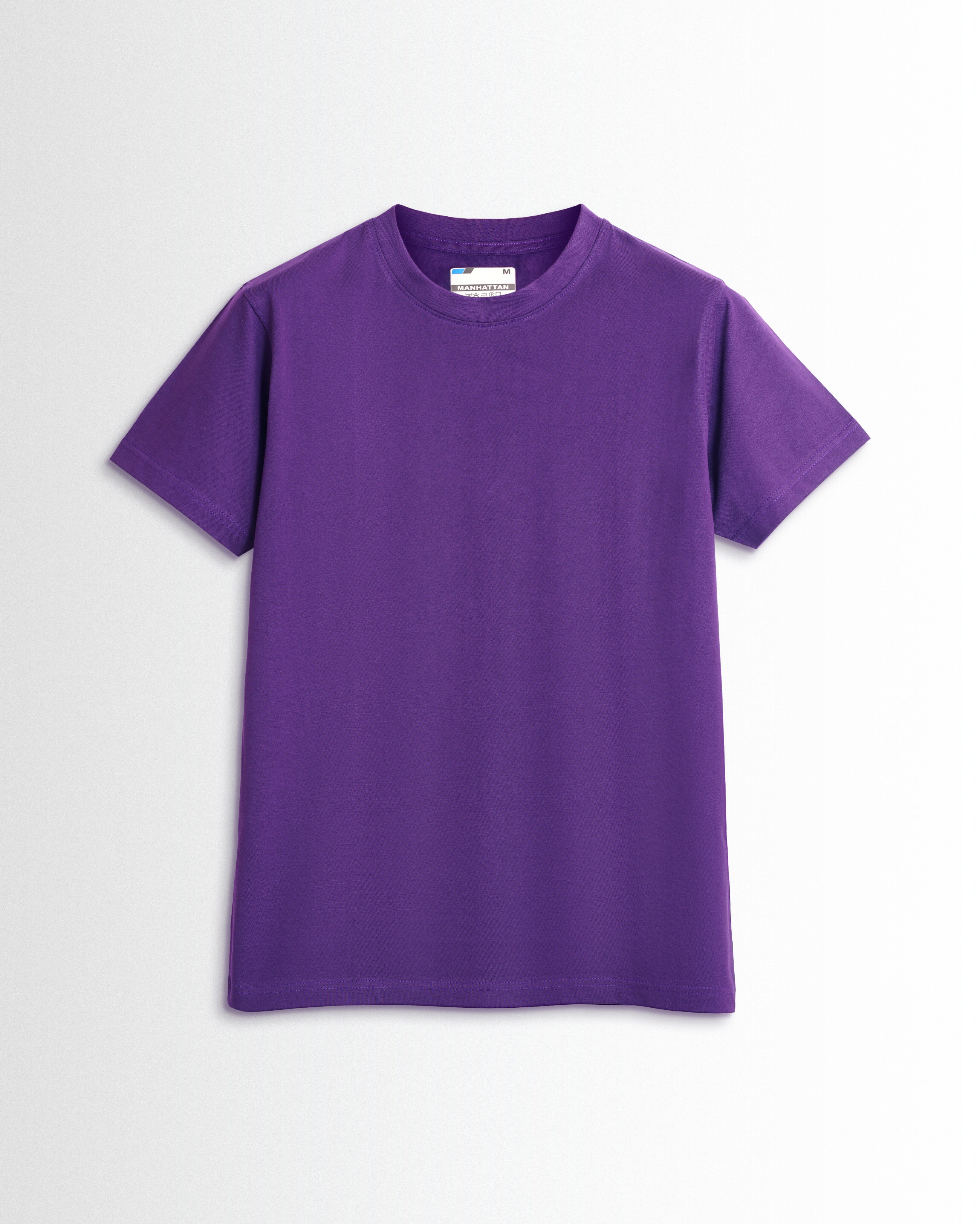 Basic Regular Fit T Shirts Unisex Purple – Pitshirts