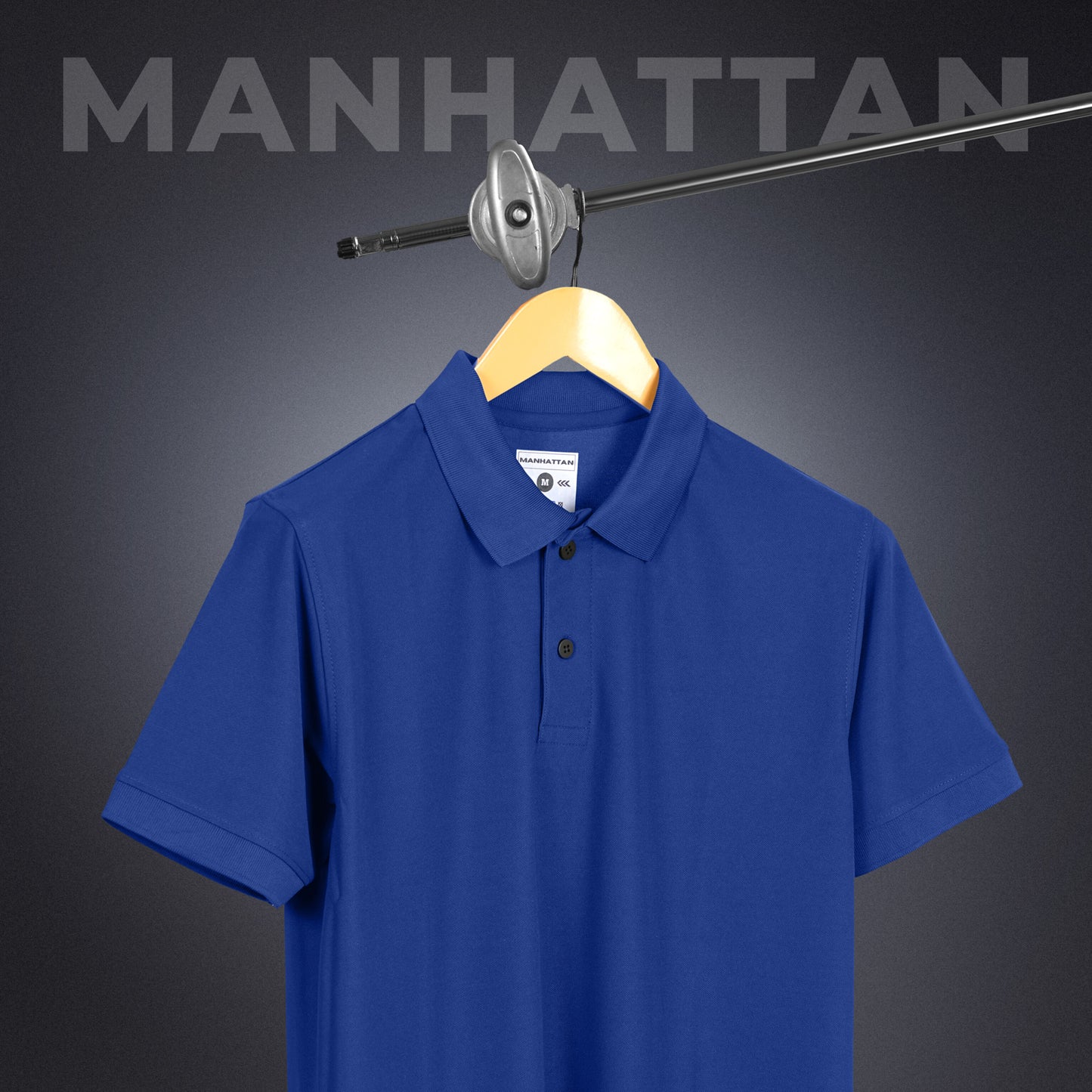 Sports Dry Fit Royal Blue Polo T Shirts (Micro Polyester)