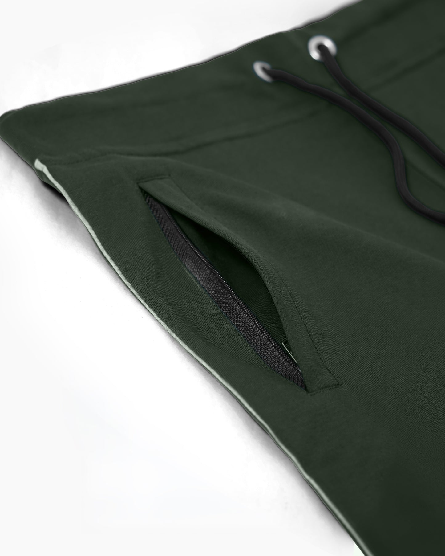 Premium Cotton Military Green Track Pant Regular Fit