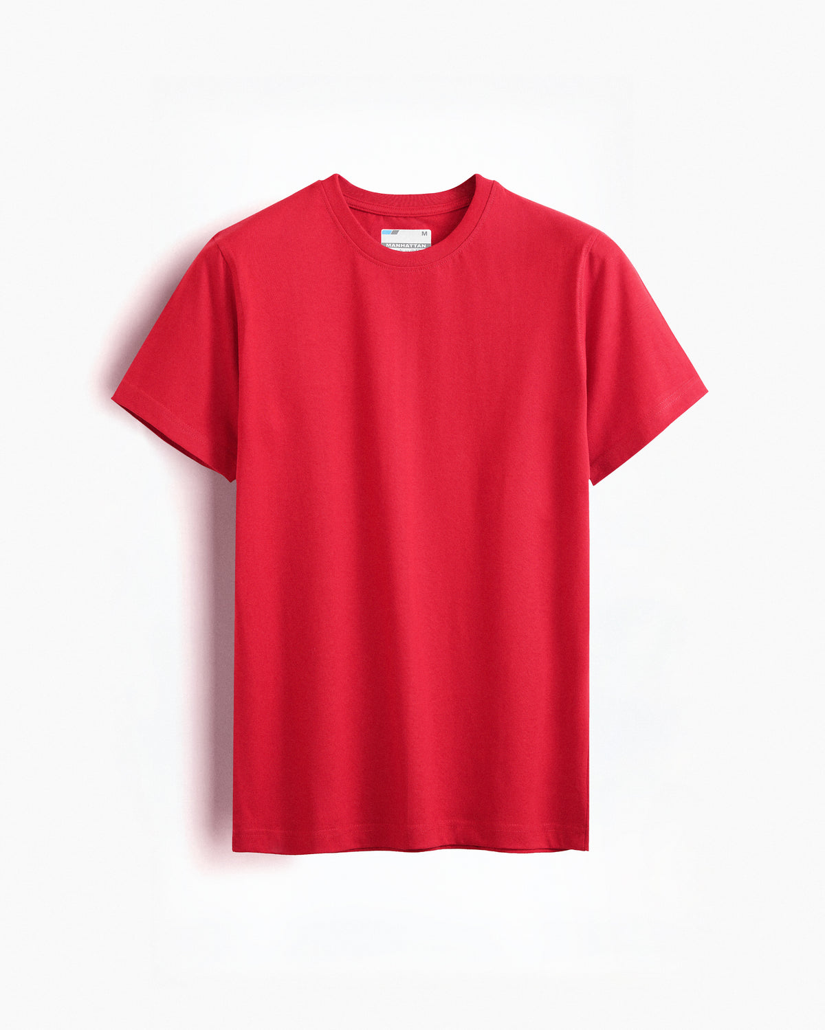 Basic Regular Fit T Shirts Unisex Red