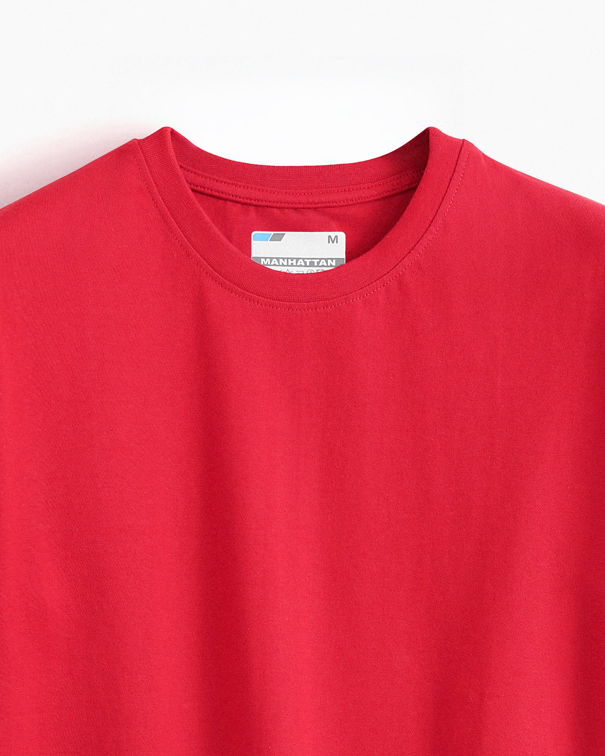 Basic Regular Fit T Shirts Unisex Red