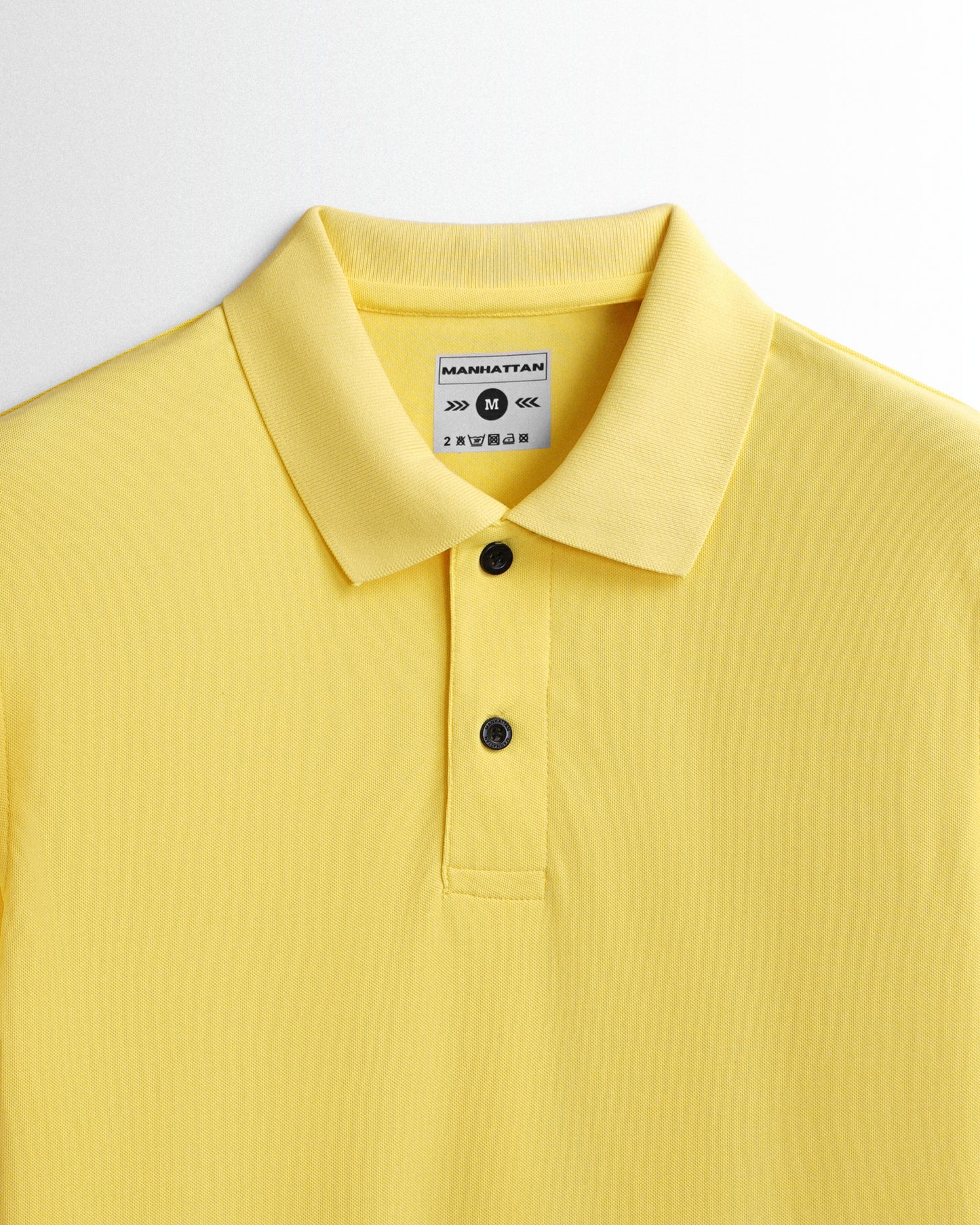 Sports Dry Fit Sunshine Yellow Polo T Shirts (Micro Polyester)
