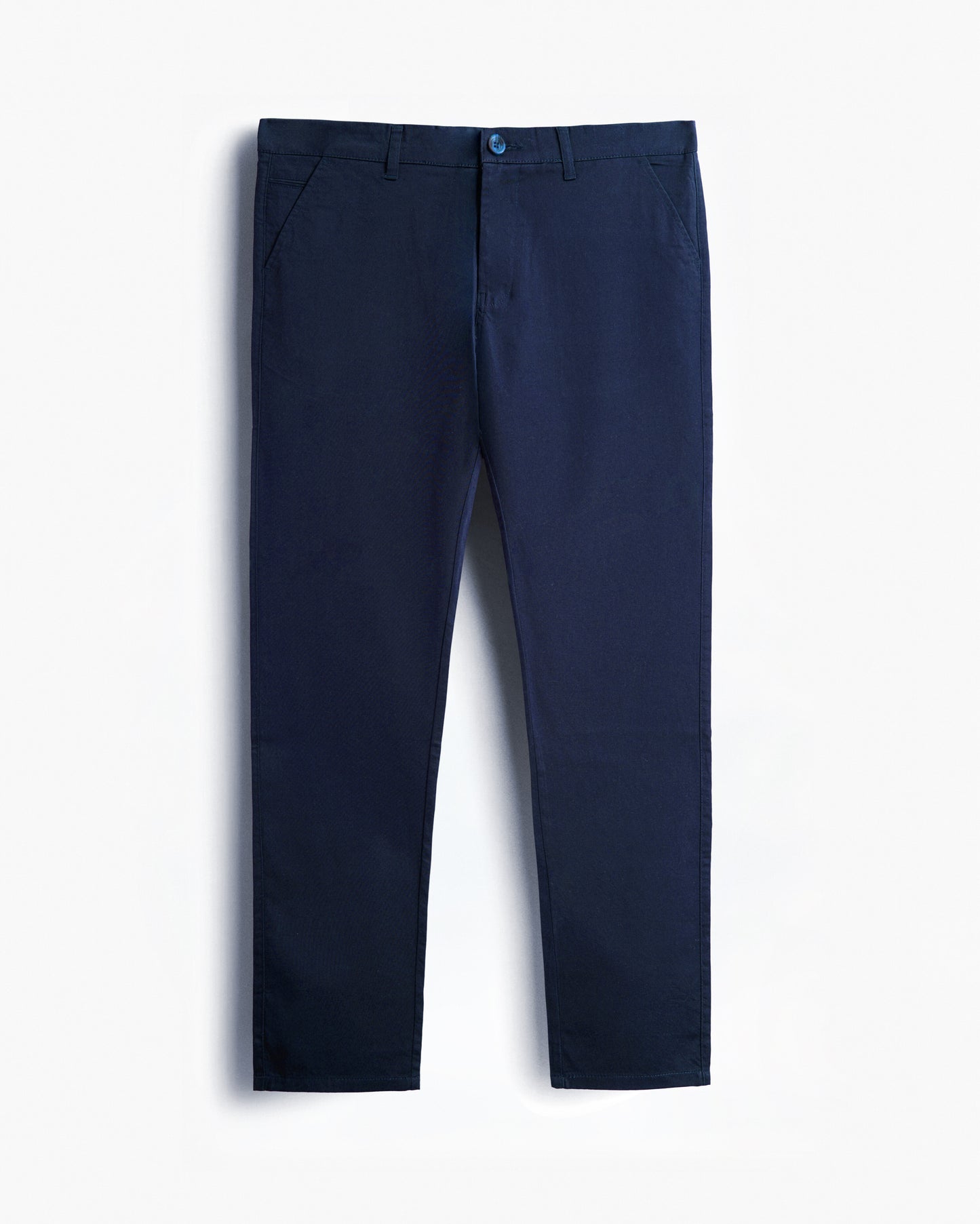 Cotton Casual Pants Navy - S