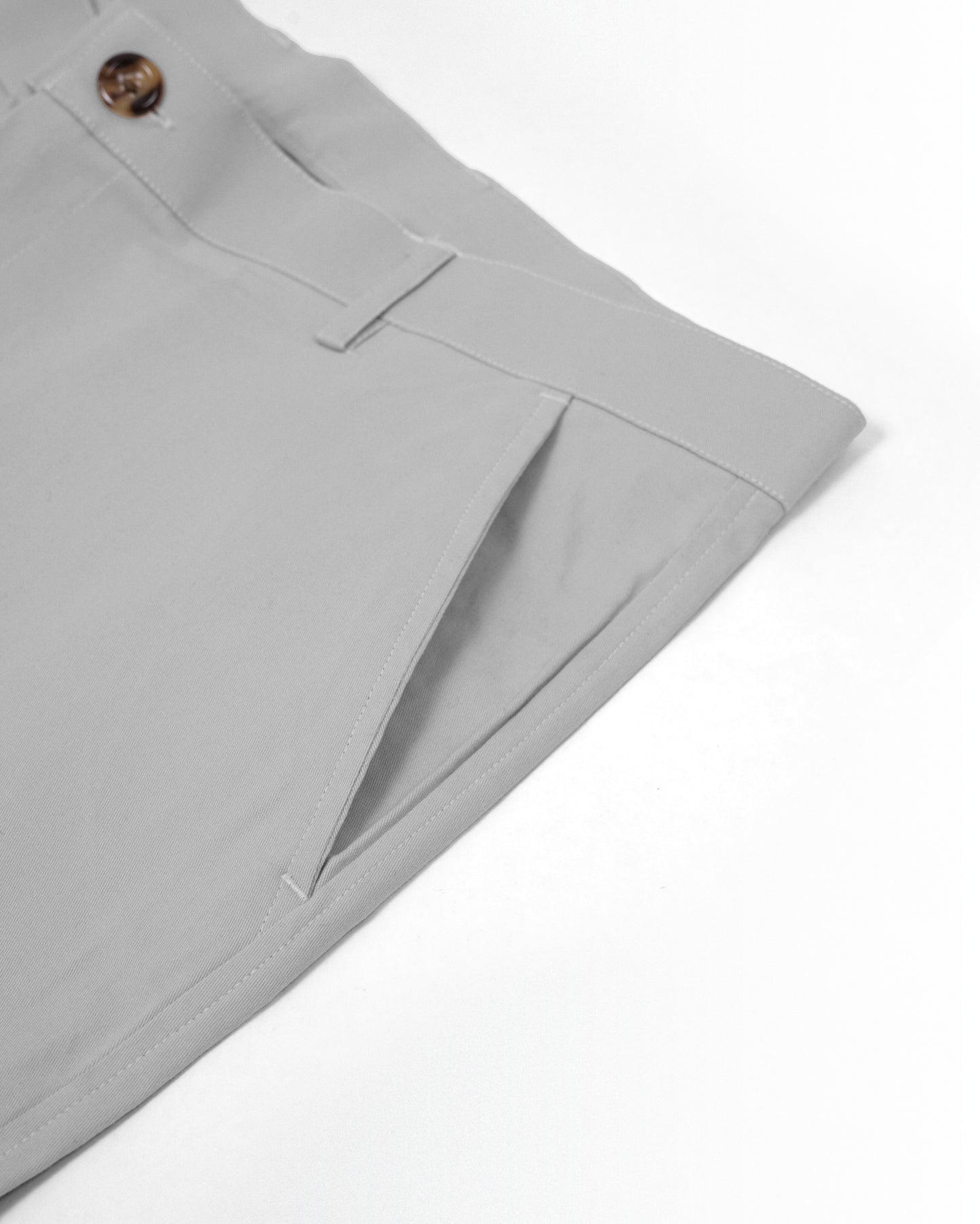 Cotton Casual Pants Grey