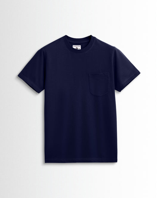 Premium Plain Pocket T Shirts Navy