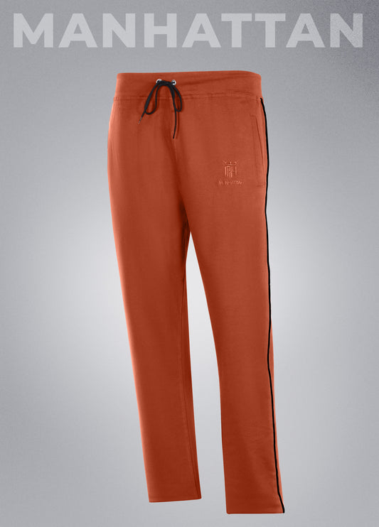 Premium Cotton Rust Track Pant Regular Fit
