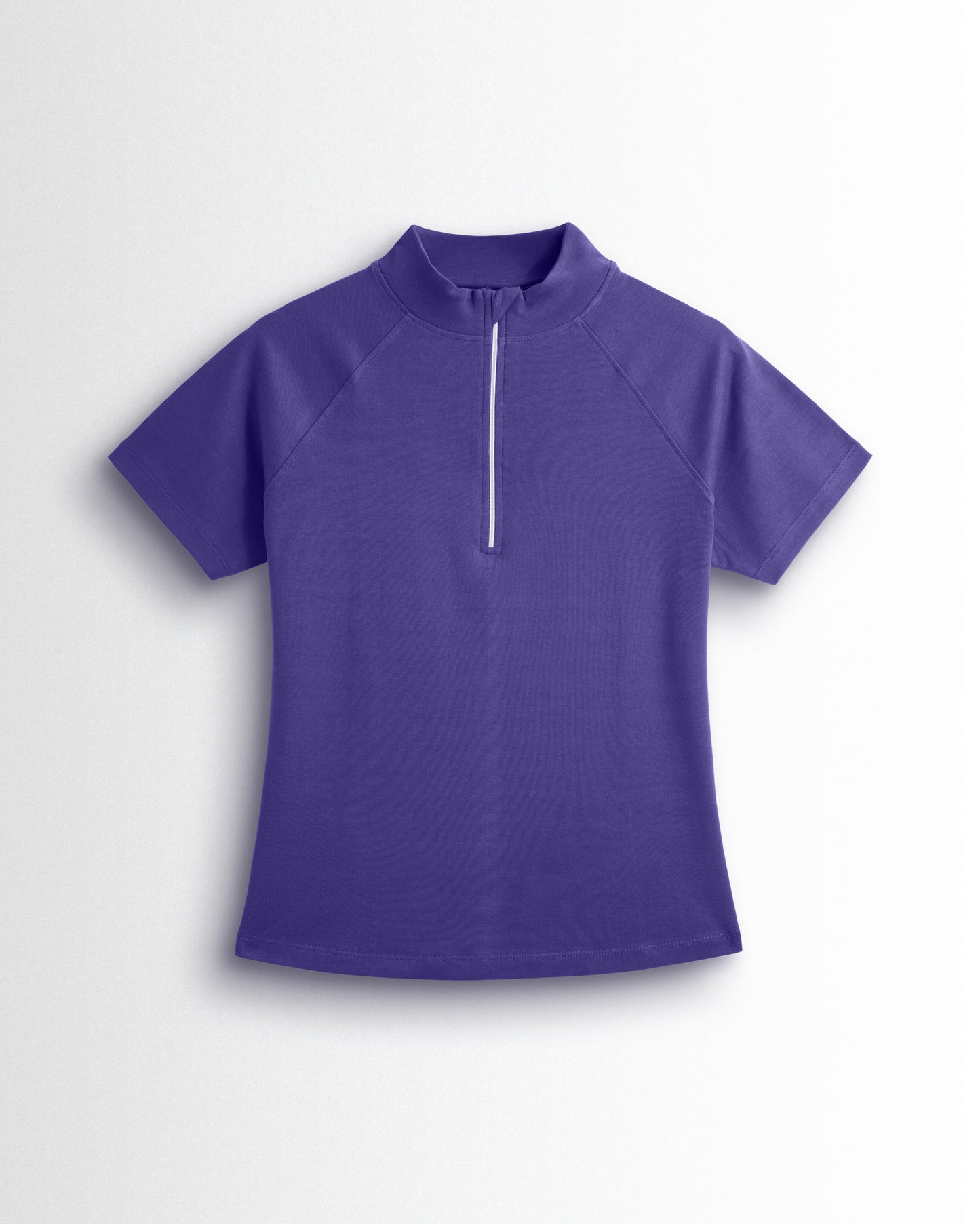 Womens Hineck Zipper Lavender