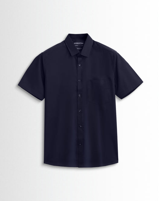 Pure Cotton Navy Shirts.