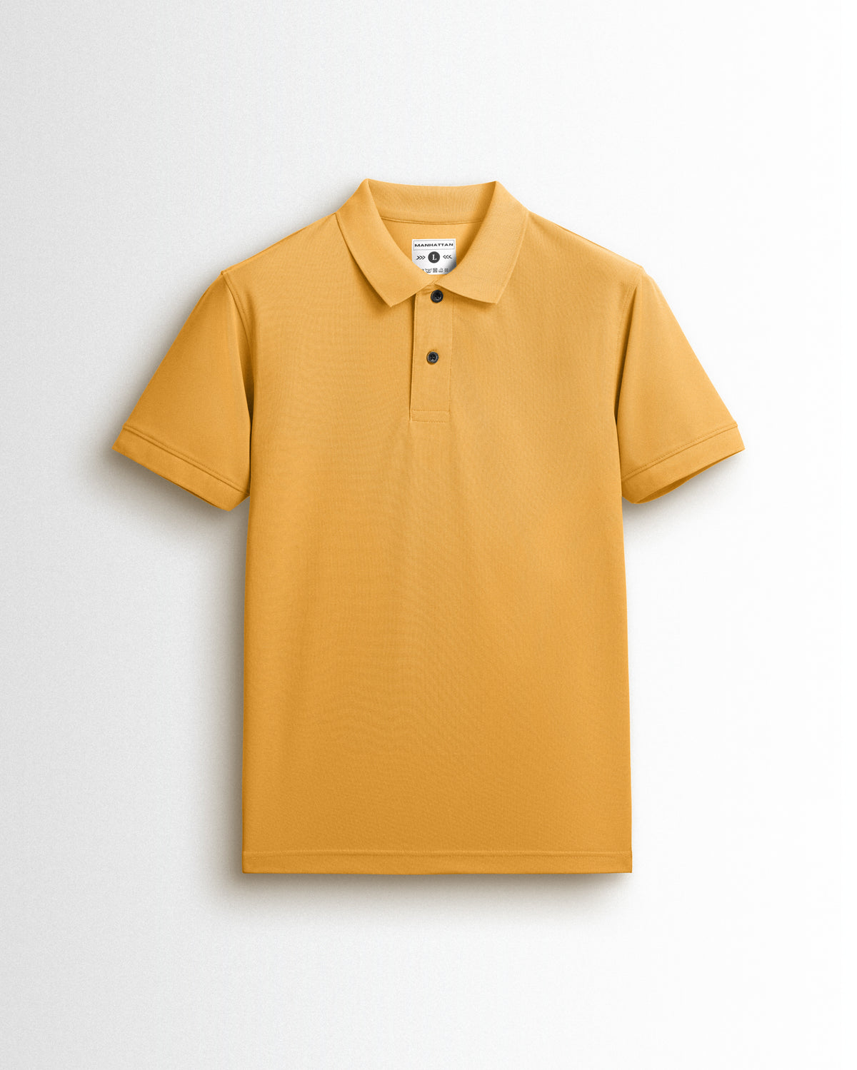 Sports Dry Fit Yellow Polo T Shirts (Micro Polyester)