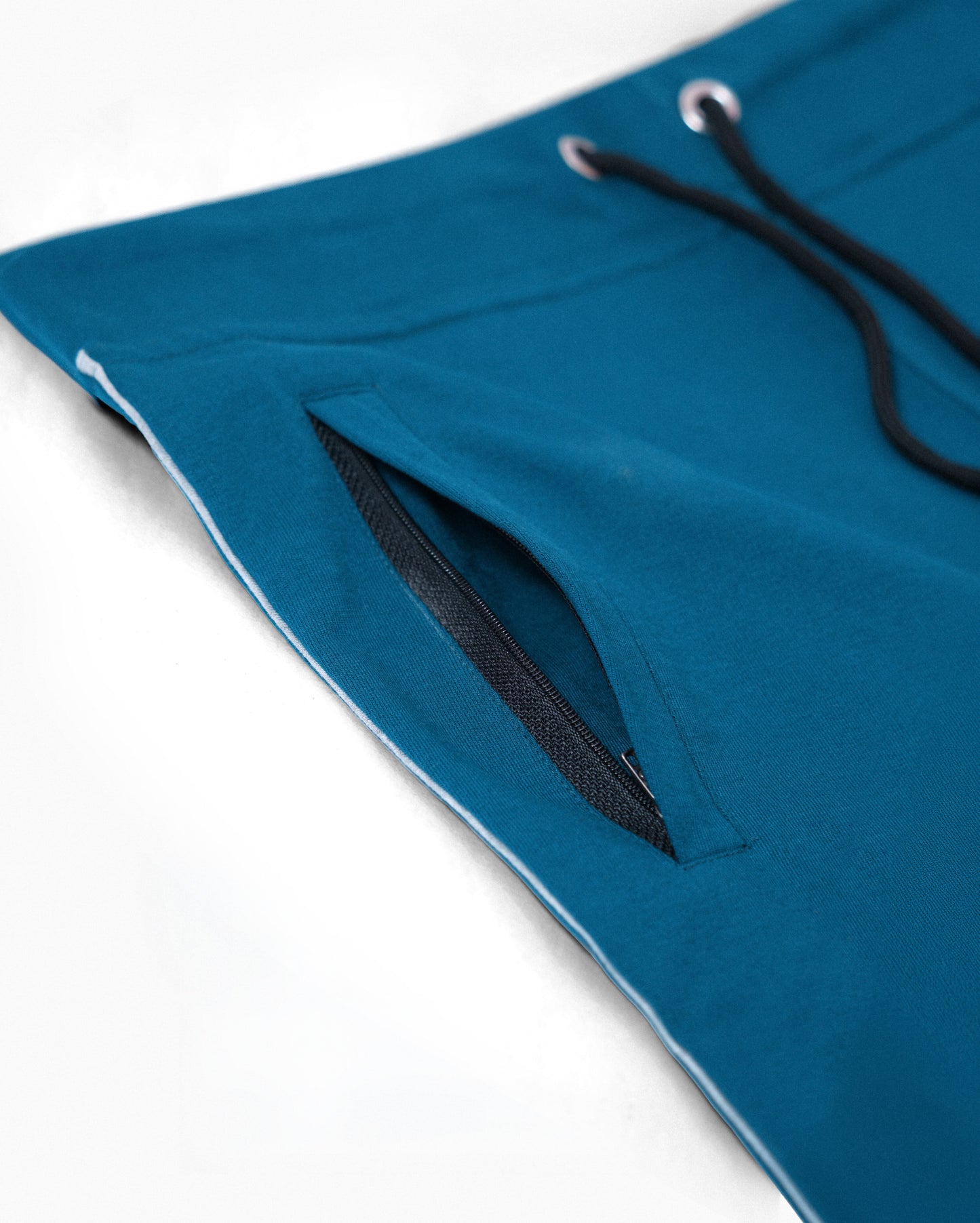 Premium Cotton Teal Blue Track Pant Regular Fit