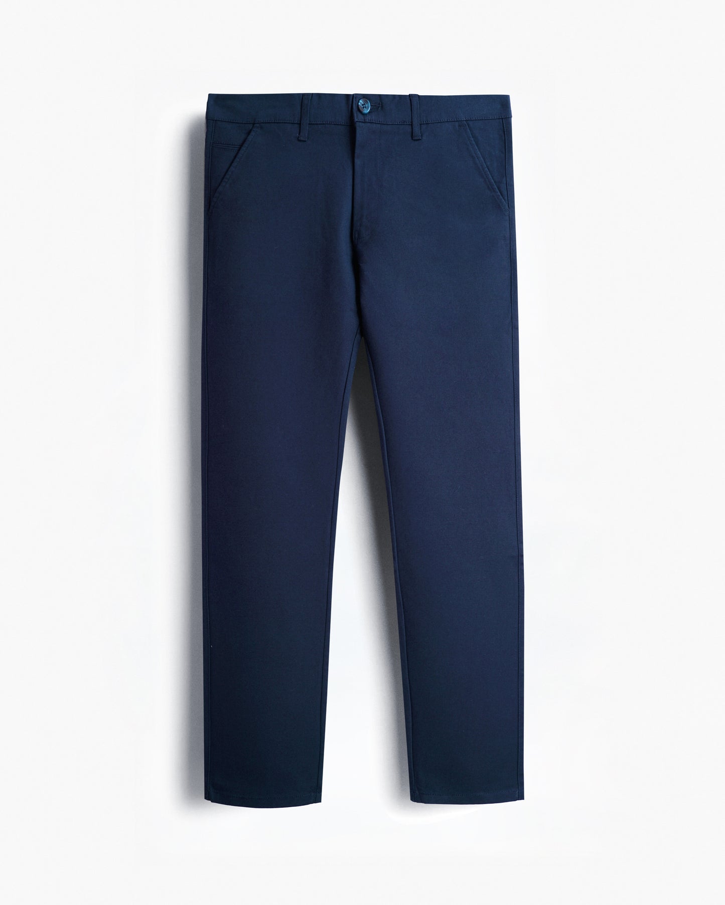 Cotton Casual Pants Navy - A