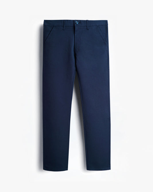 Cotton Casual Pants Navy - T