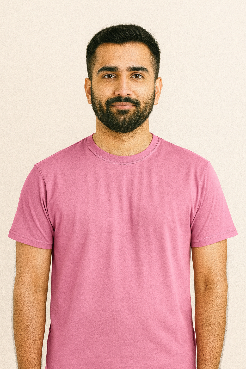 Basic Regular Fit T Shirts Unisex Dusty Pink