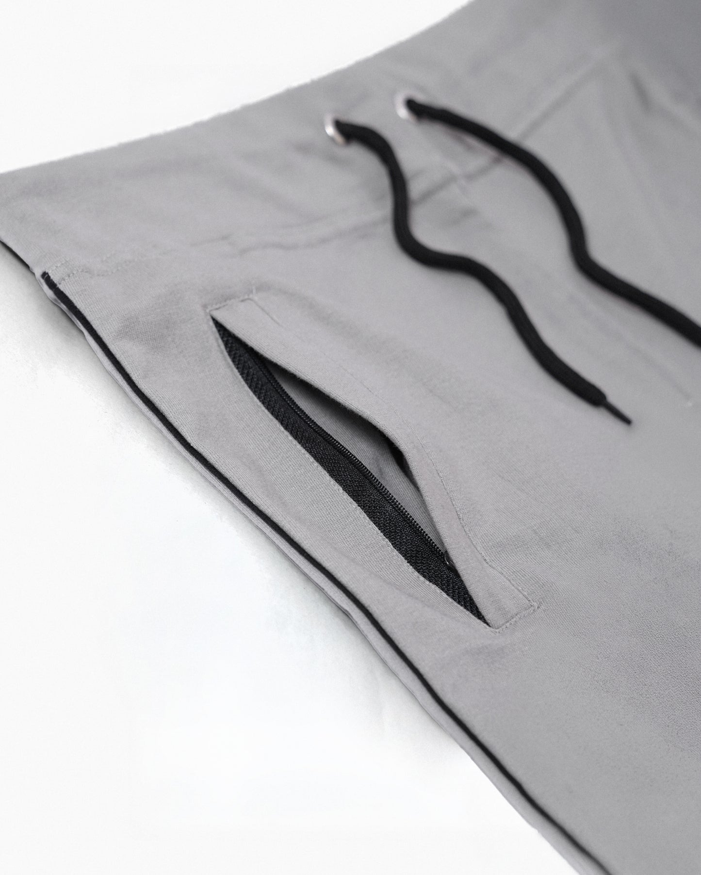Premium Cotton Cement Grey Track Pant Regular Fit