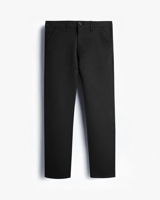 Cotton Casual Pants Black - T