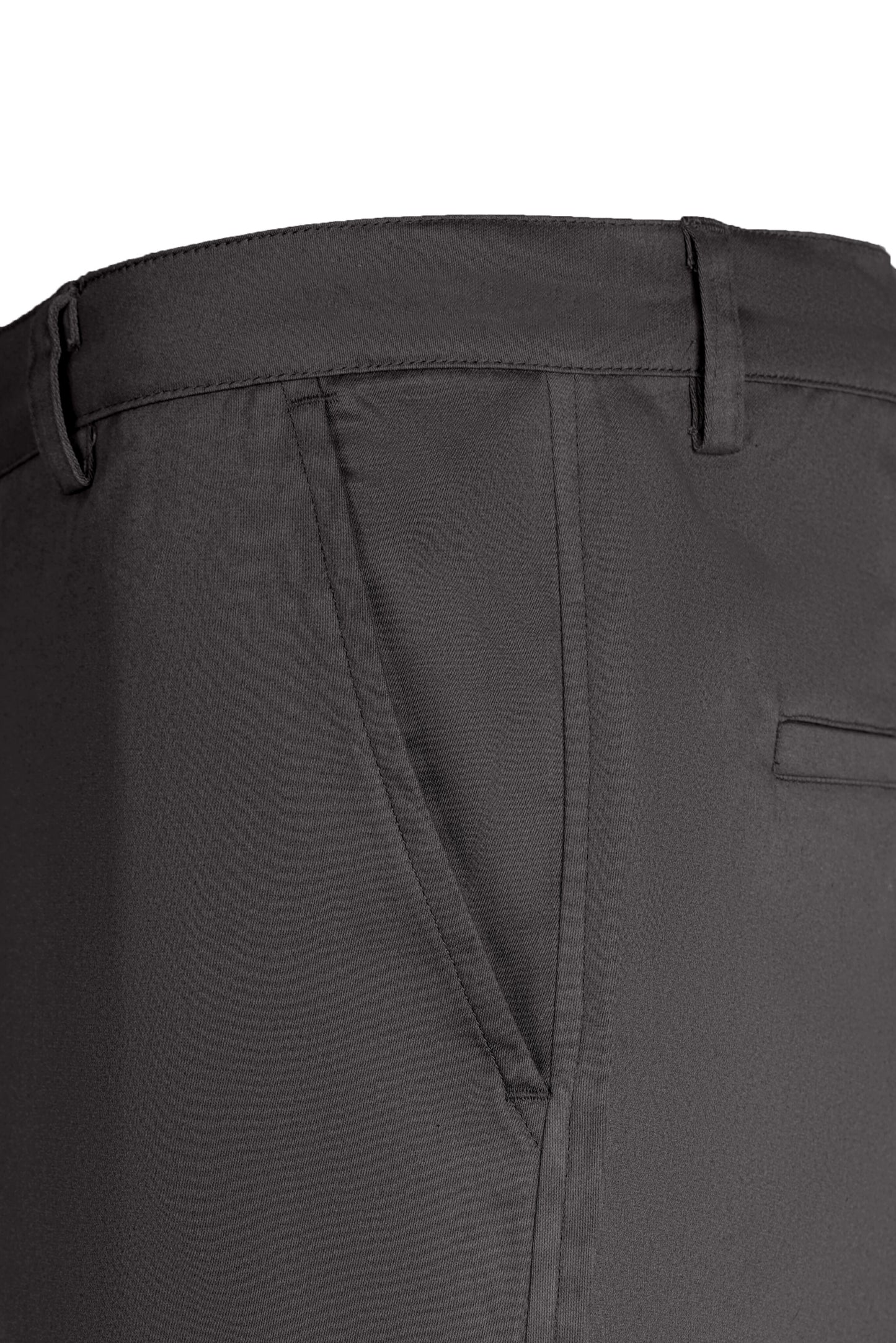Cotton Casual Pants Dark Grey