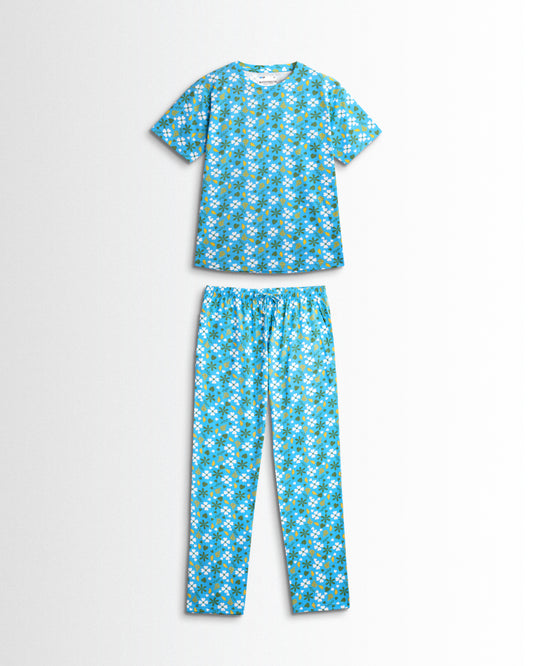 Women's Co ord set Sea Blue