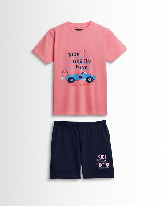 Kids Boys Set Pink/Navy