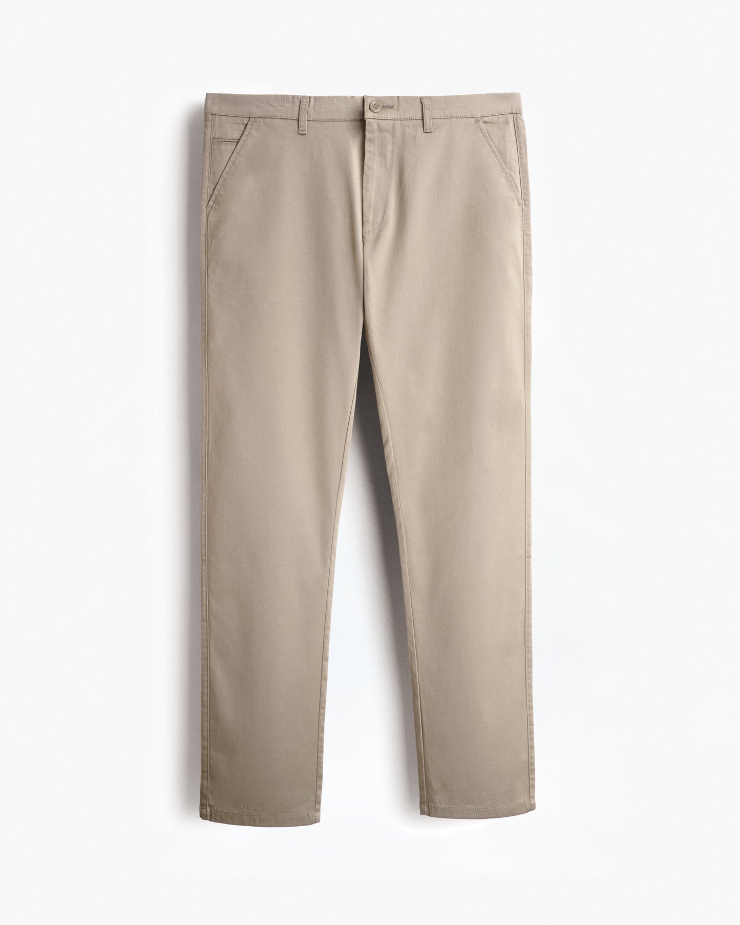 Cotton Casual Pants Khaki - S