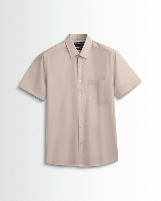 Pure Cotton Beige Shirts.