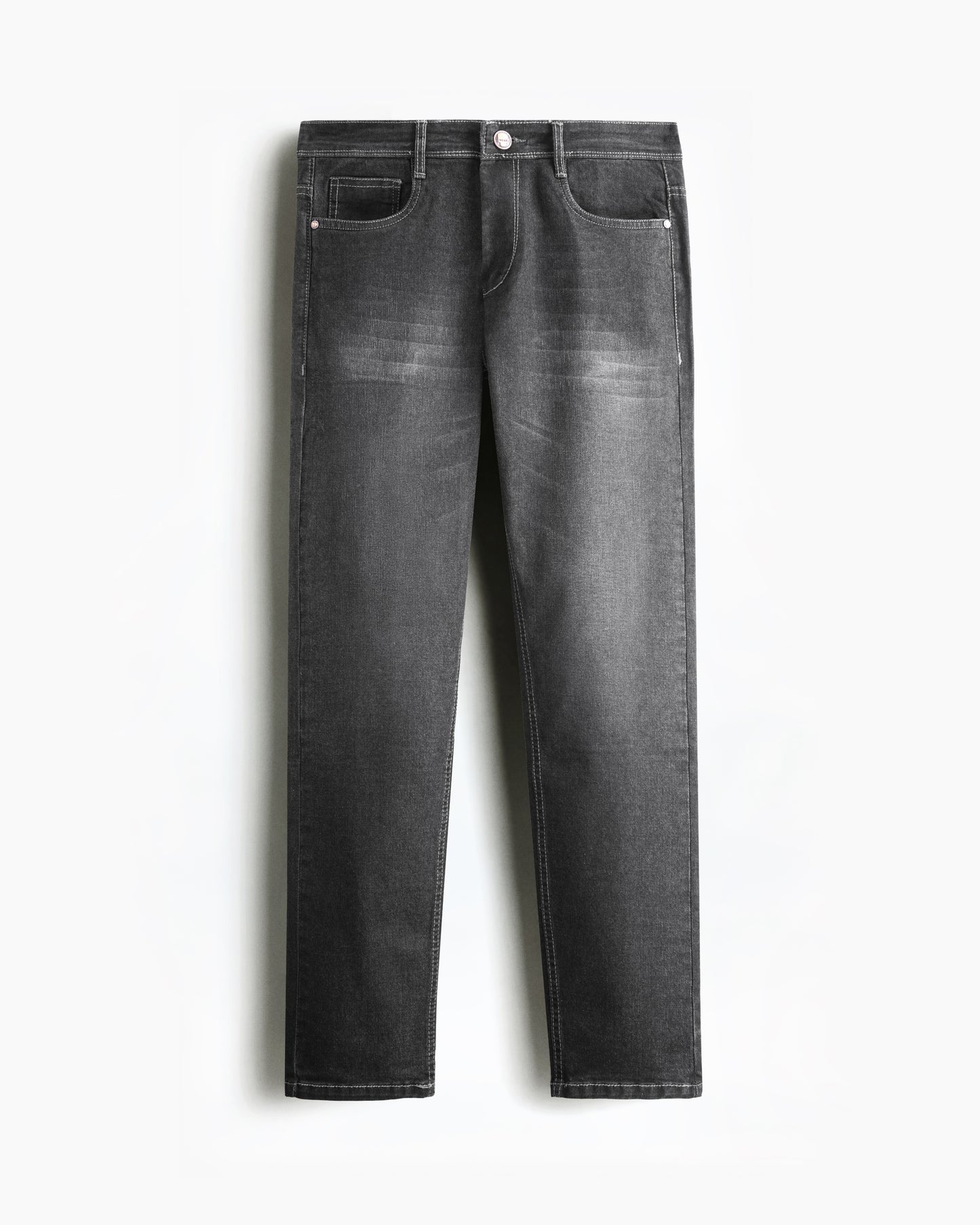 Regular Cotton Jeans Pant Black