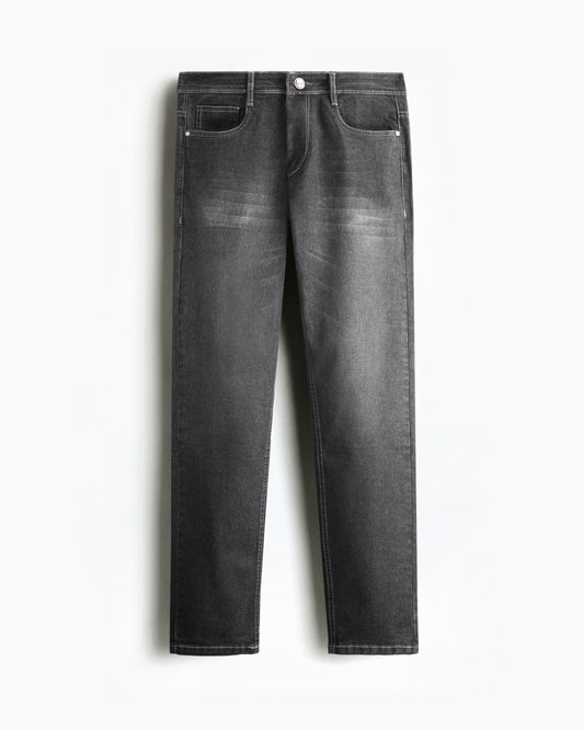 Regular Cotton Jeans Pant Black