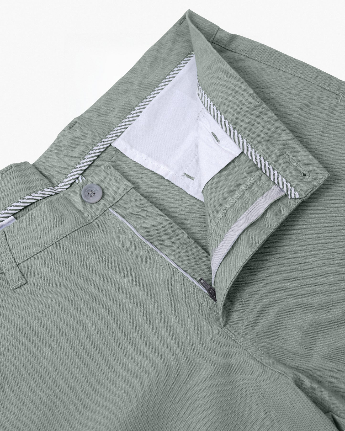 Cotton Casual Pants Pista Linen