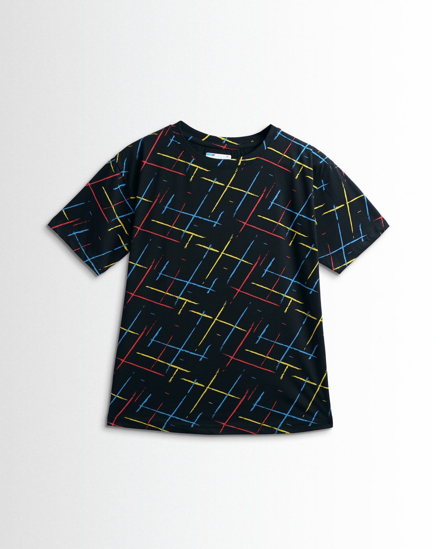 Women's Co ord set Black (Lines)