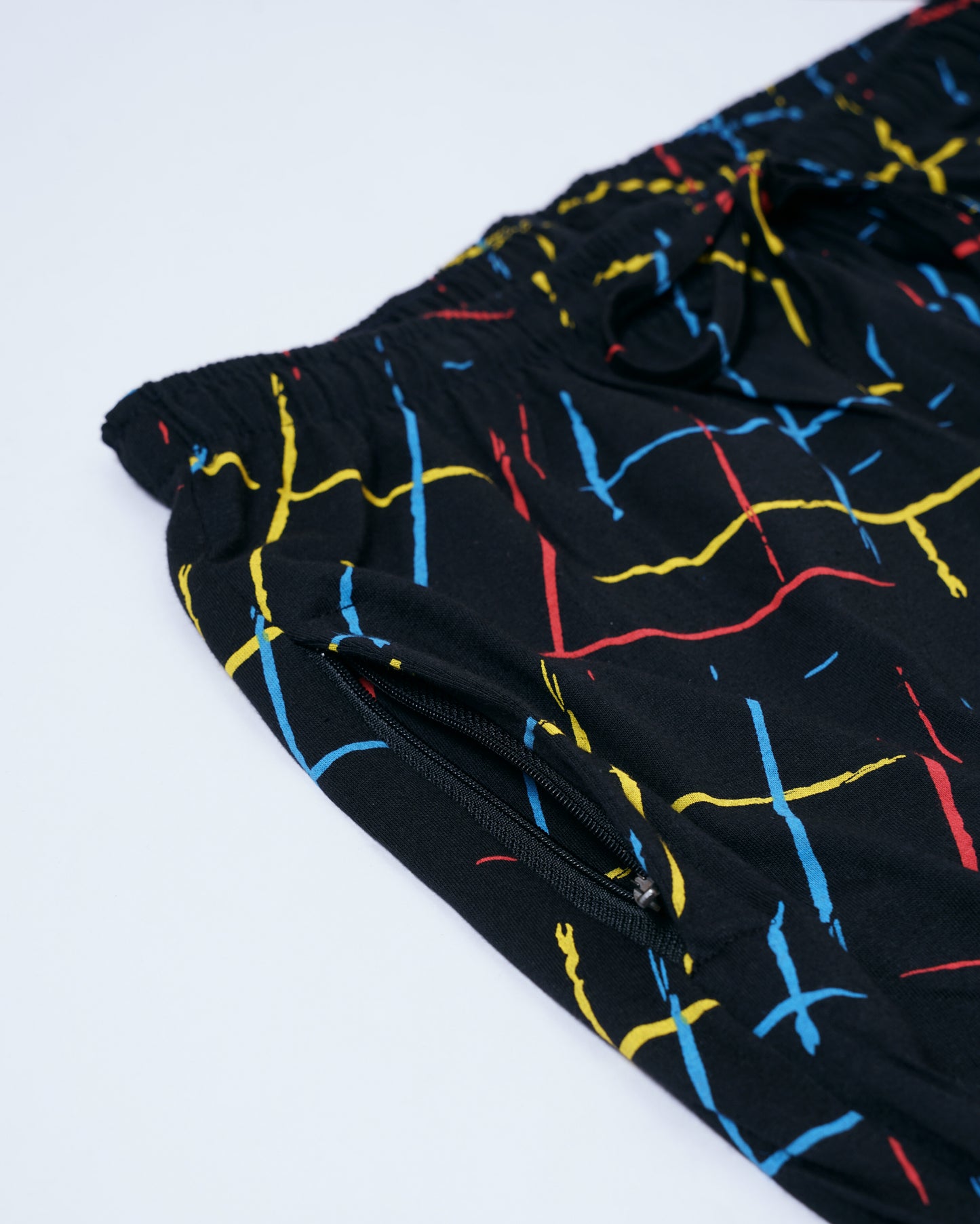 Women's Co ord set Black (Lines)