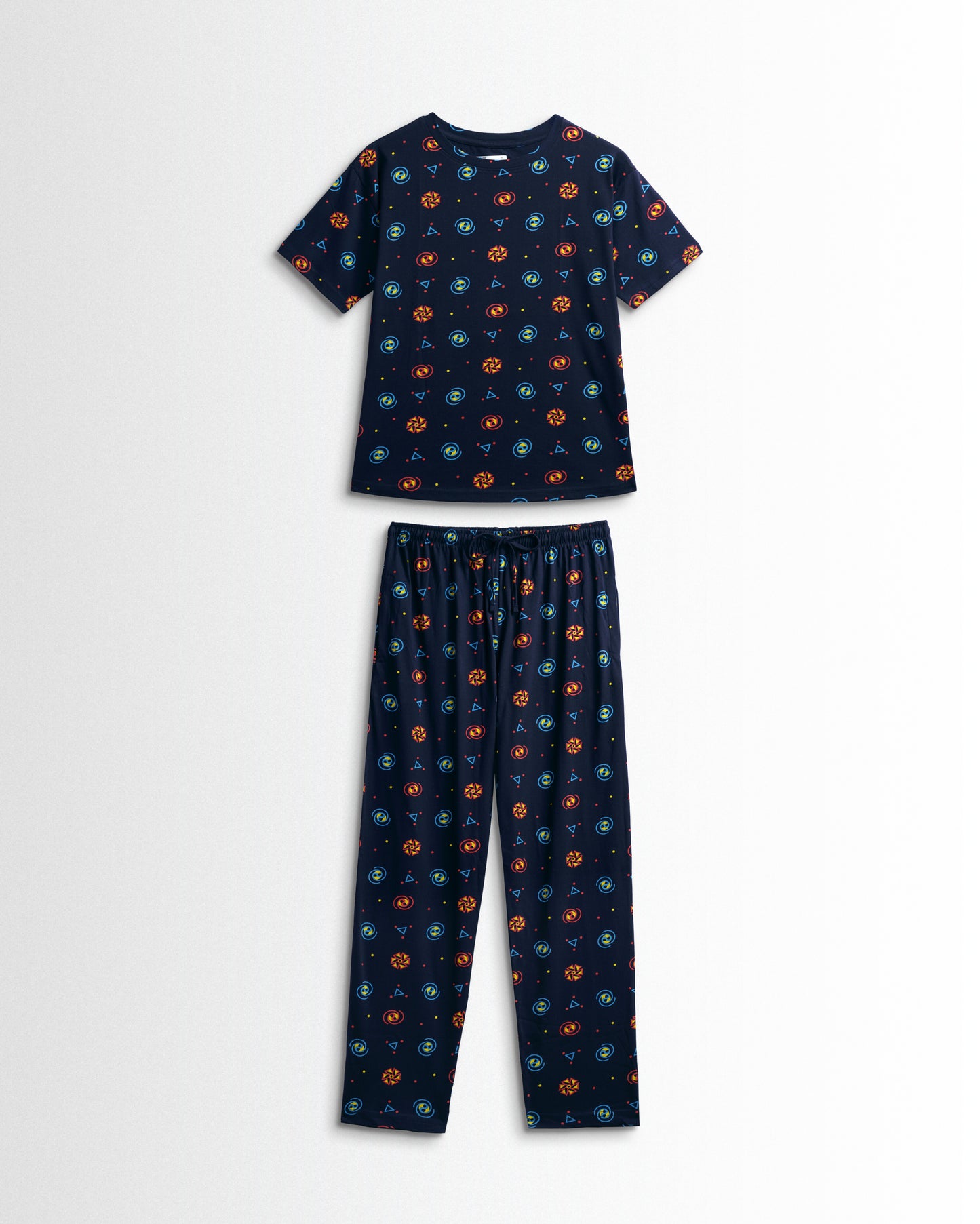 Women's Co ord set Navy stars