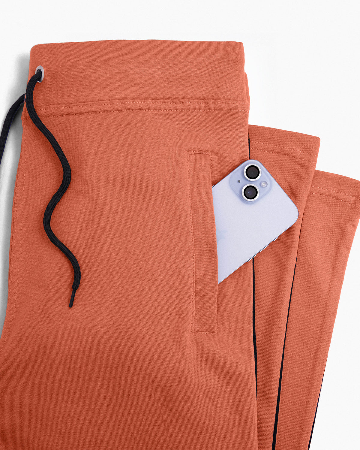 Premium Cotton Rust Track Pant Regular Fit