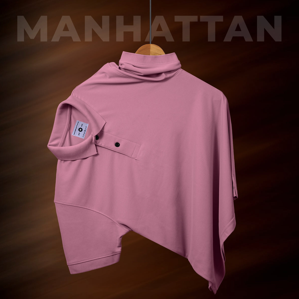 Sports Dry Fit Bubble Gum Pink Polo T Shirts (Micro Polyester)