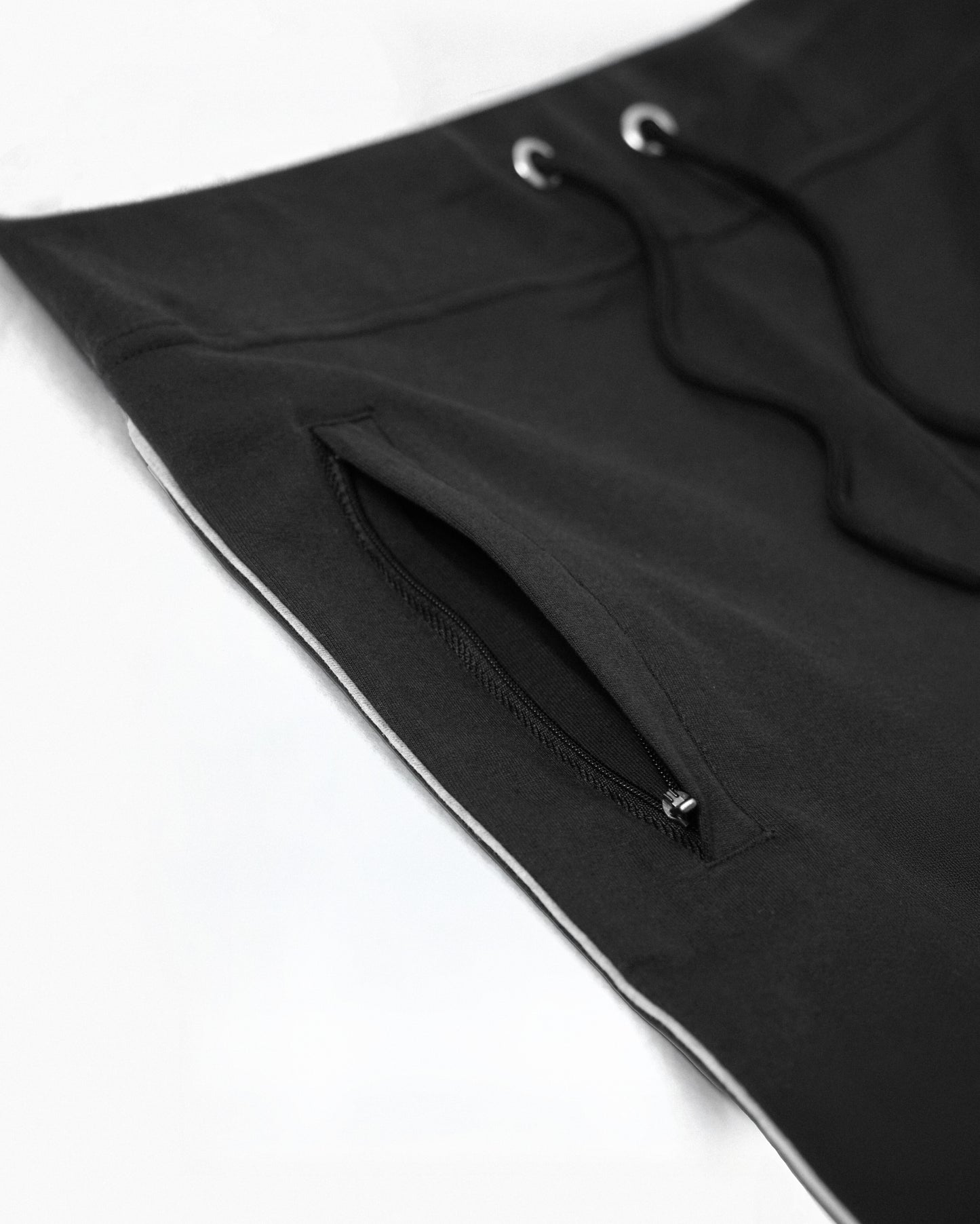 Premium Cotton Black Track Pant Regular Fit