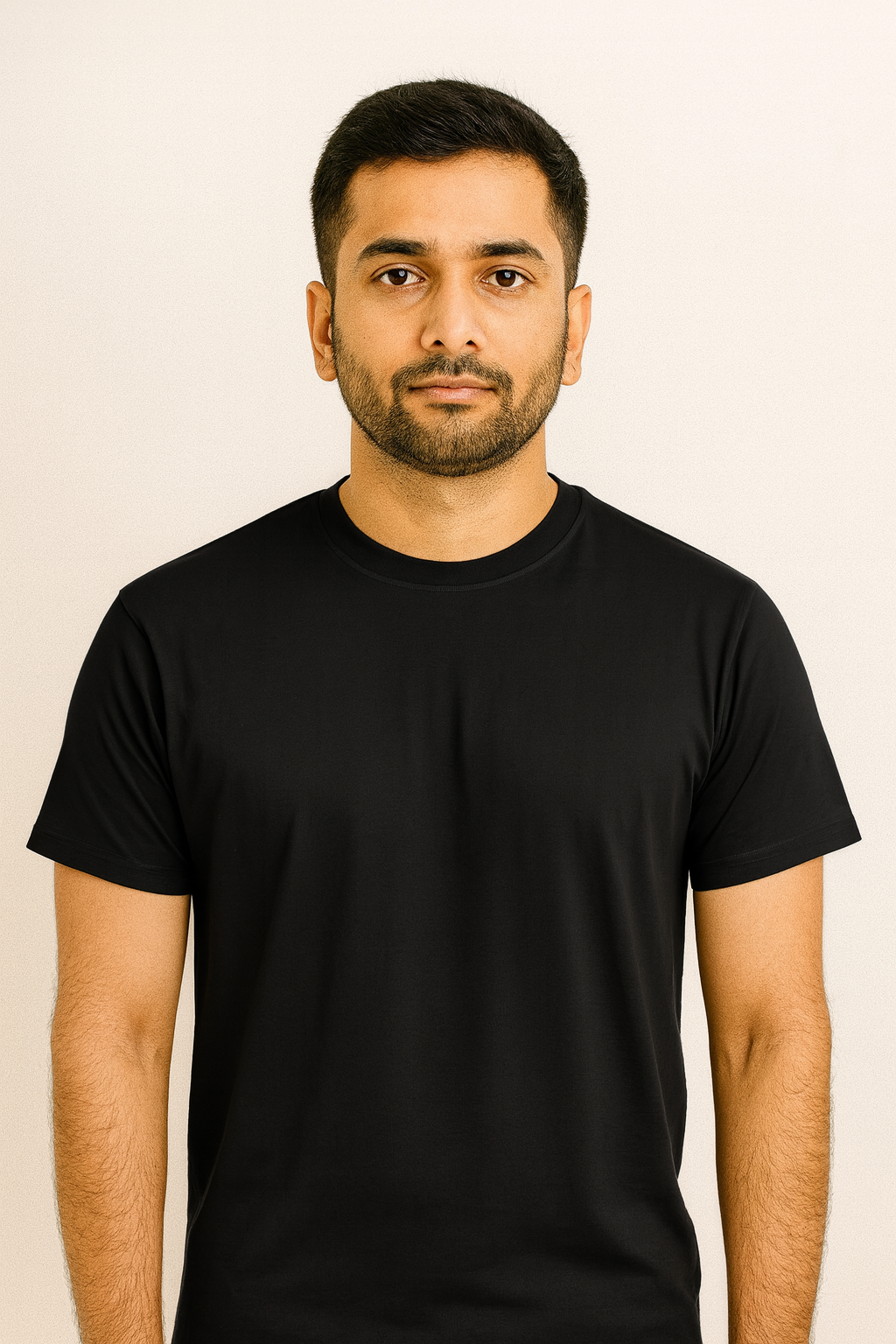 Basic Regular Fit T Shirts Unisex Black