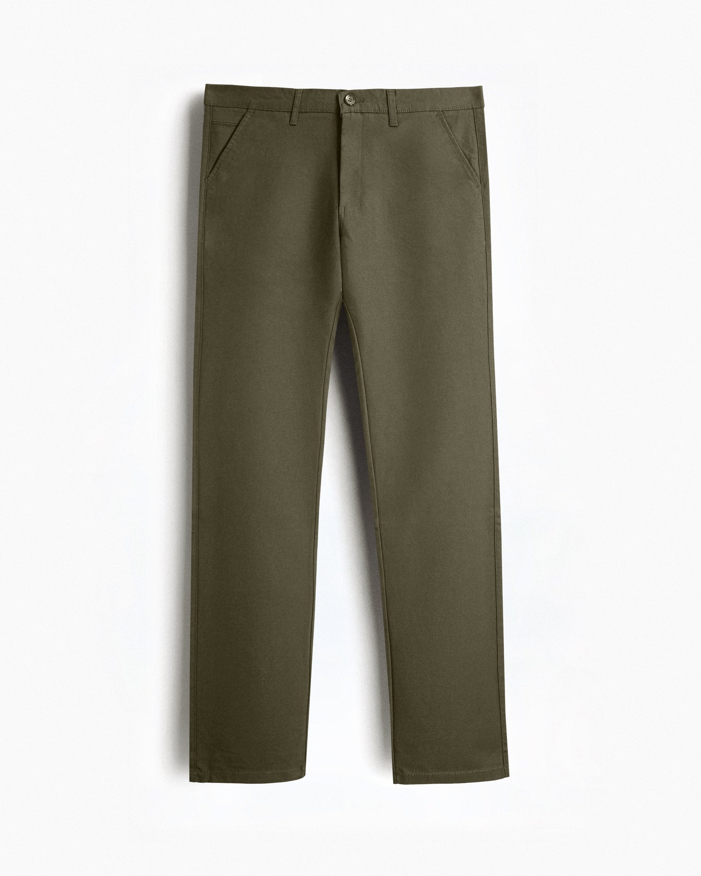 Cotton Casual Pants Military Green- A