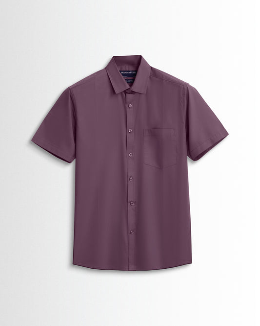 Pure Cotton Dark Purple Shirts.
