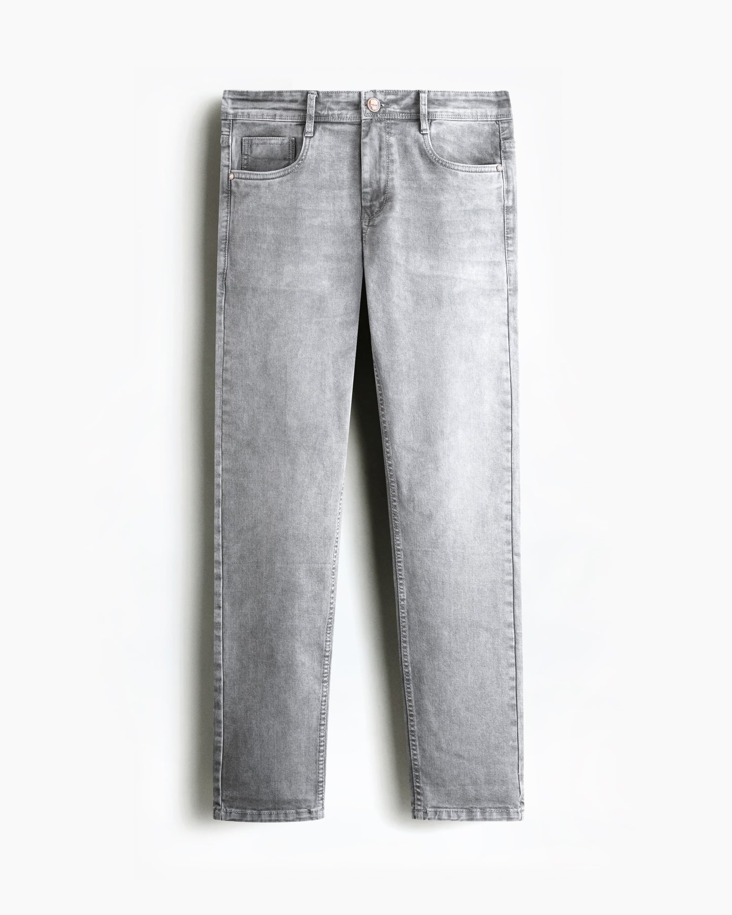 Regular Cotton Jeans Pant Grey