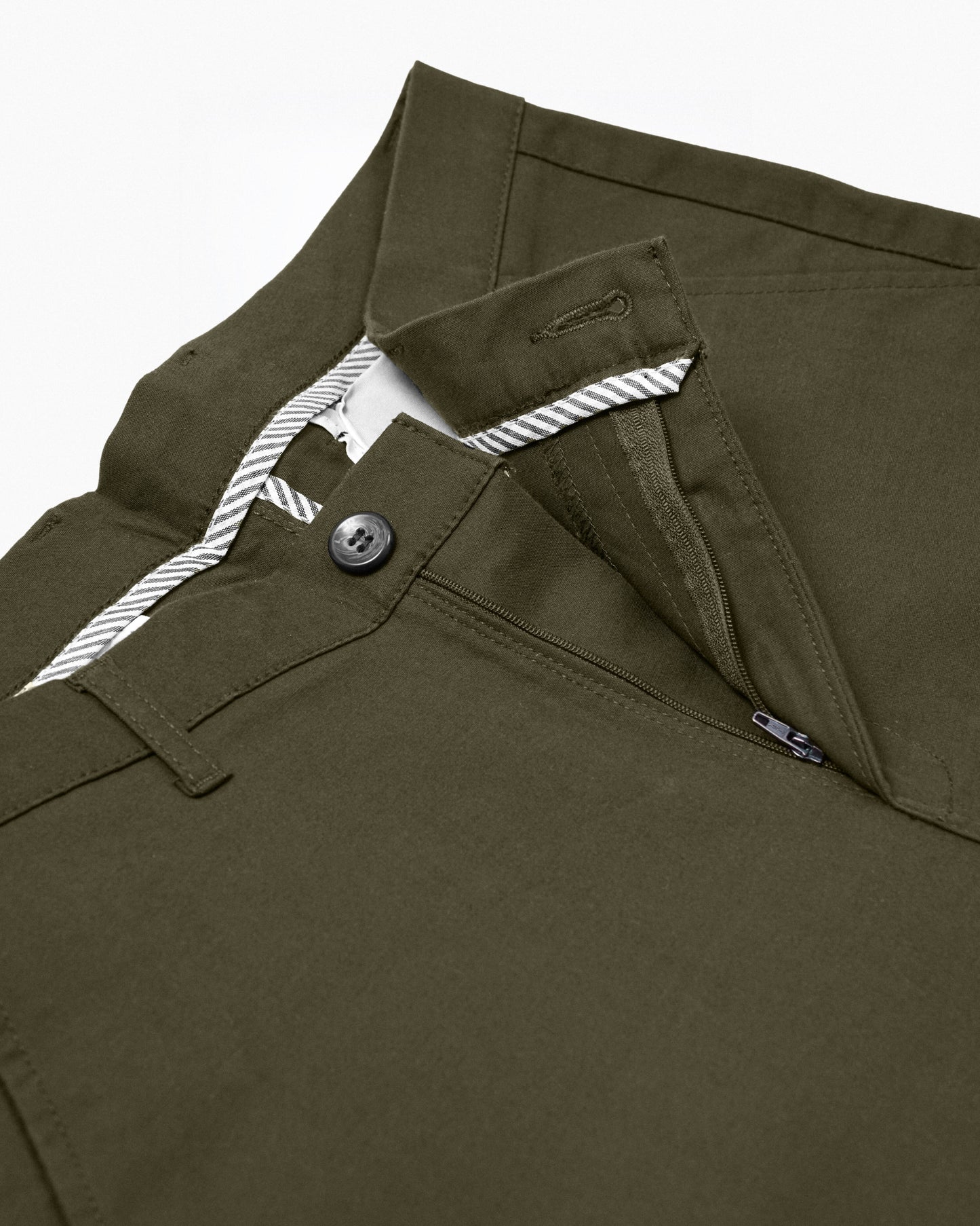 Cotton Casual Pants Military Green- A