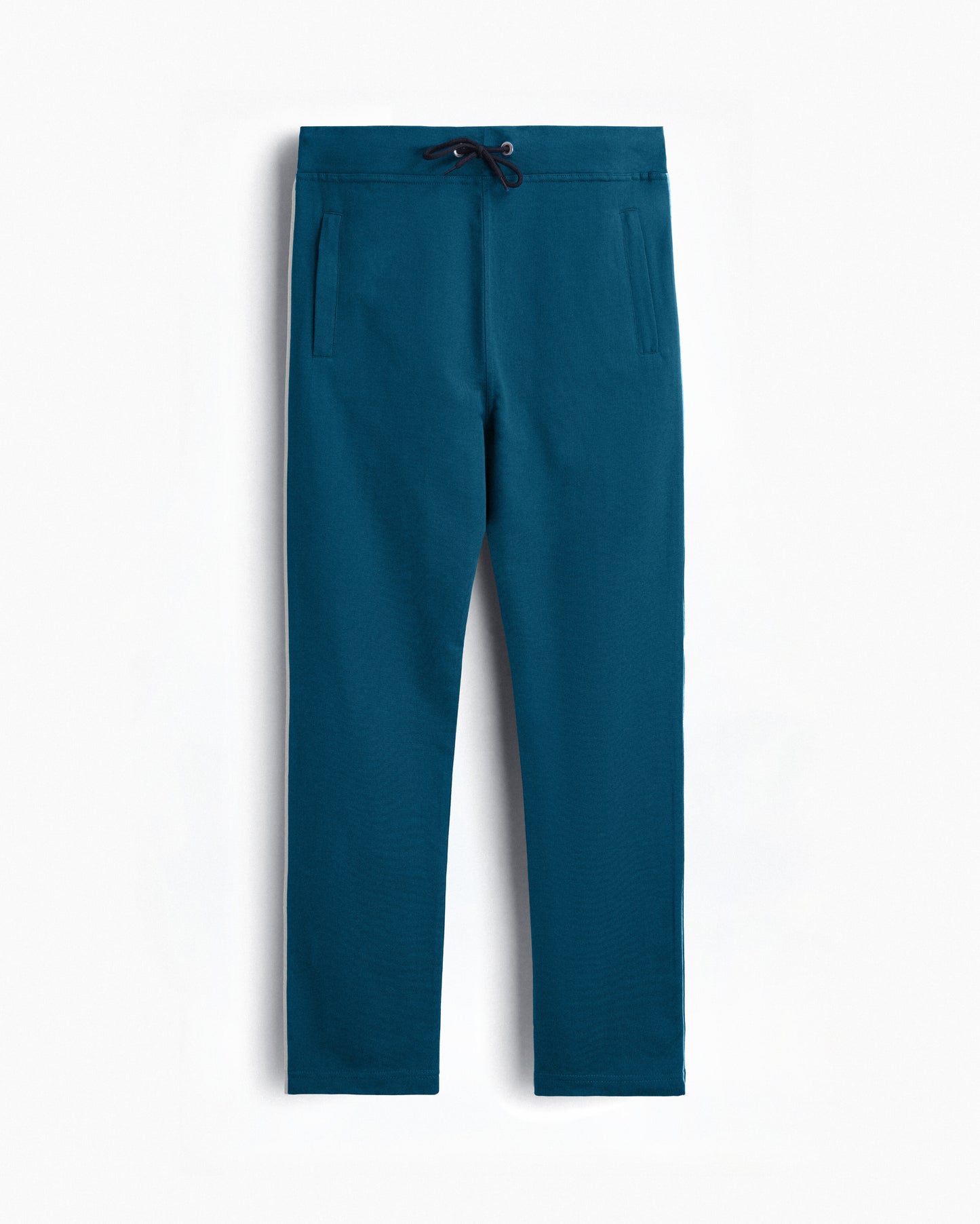 Premium Cotton Teal Blue Track Pant Regular Fit