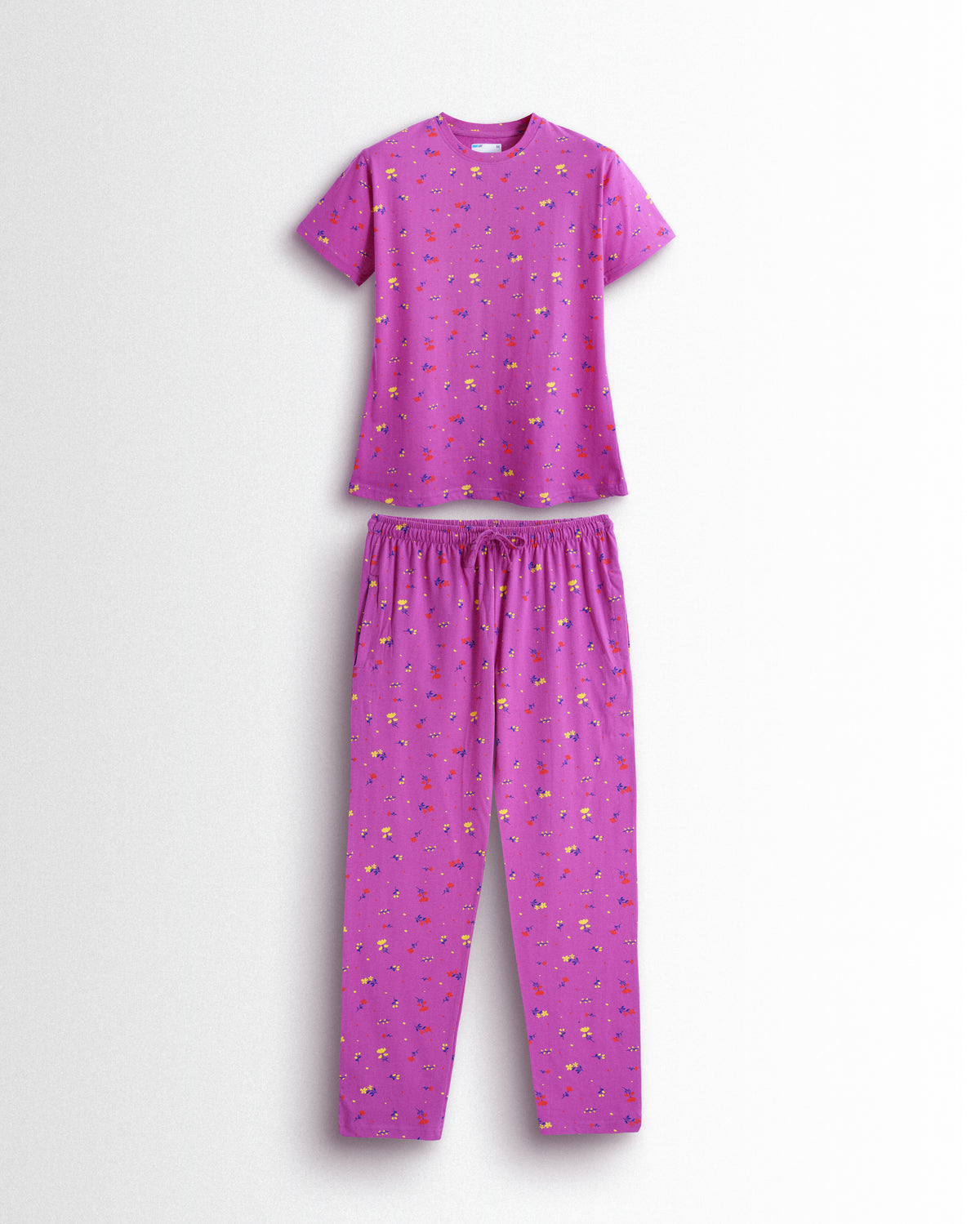 Women's Co ord set Pink Orange flower