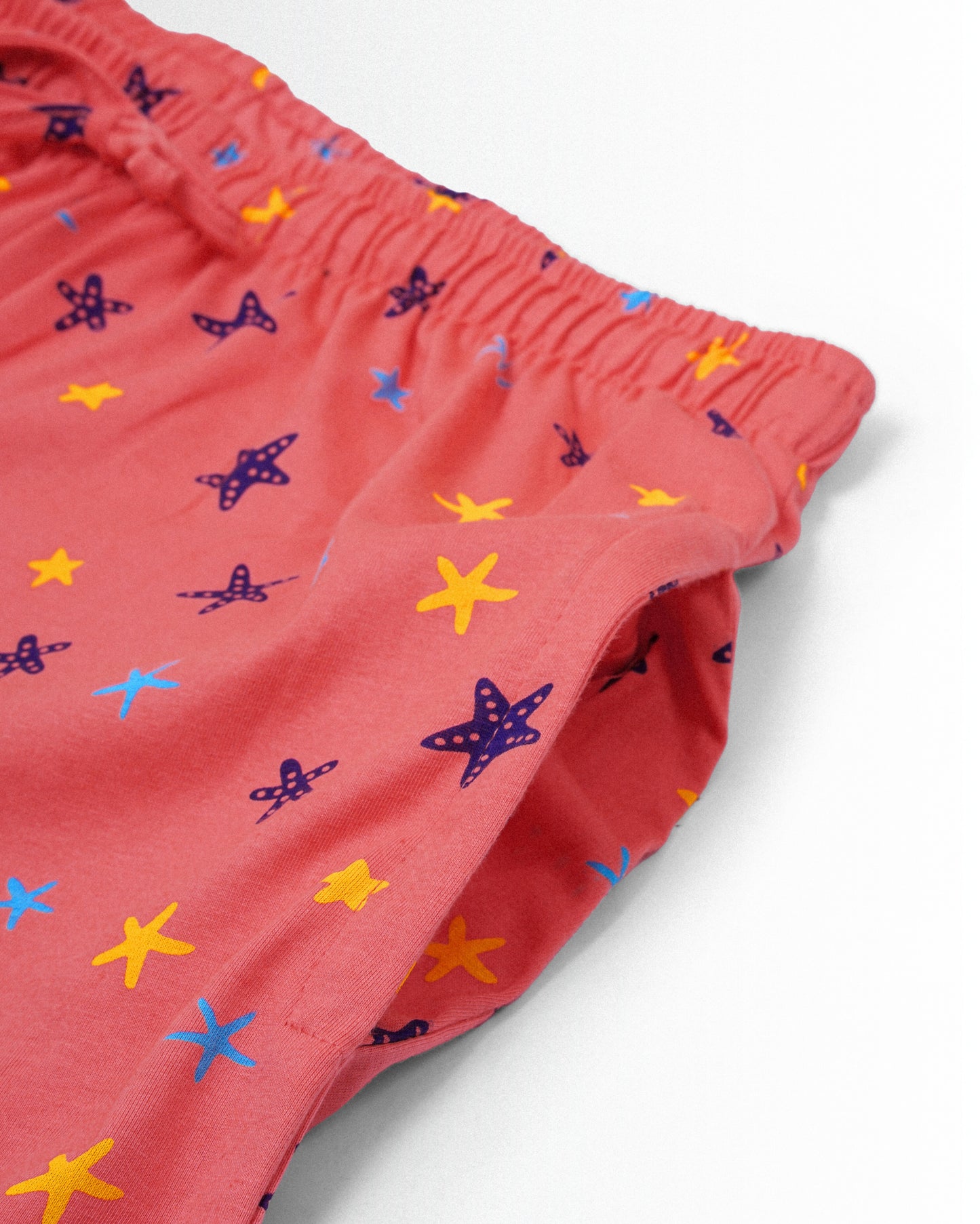Women's Co ord set Coral (Stars)