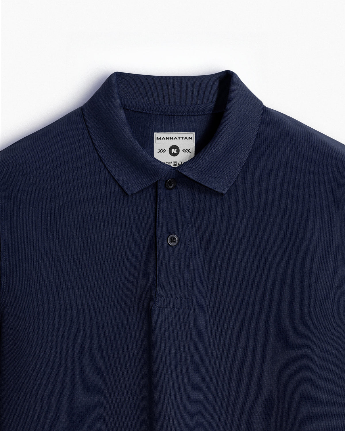 Active Wear Polo Full Sleeve Unisex Navy