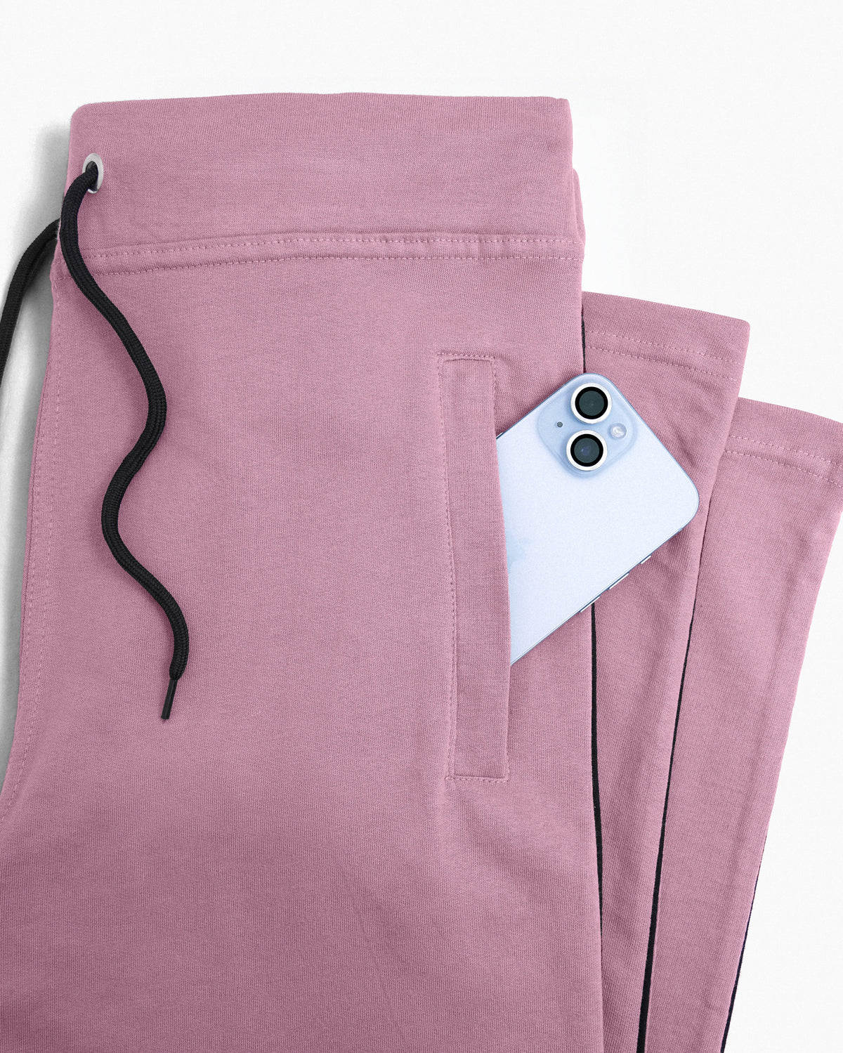 Premium Cotton Dusty Pink Track Pant Regular Fit