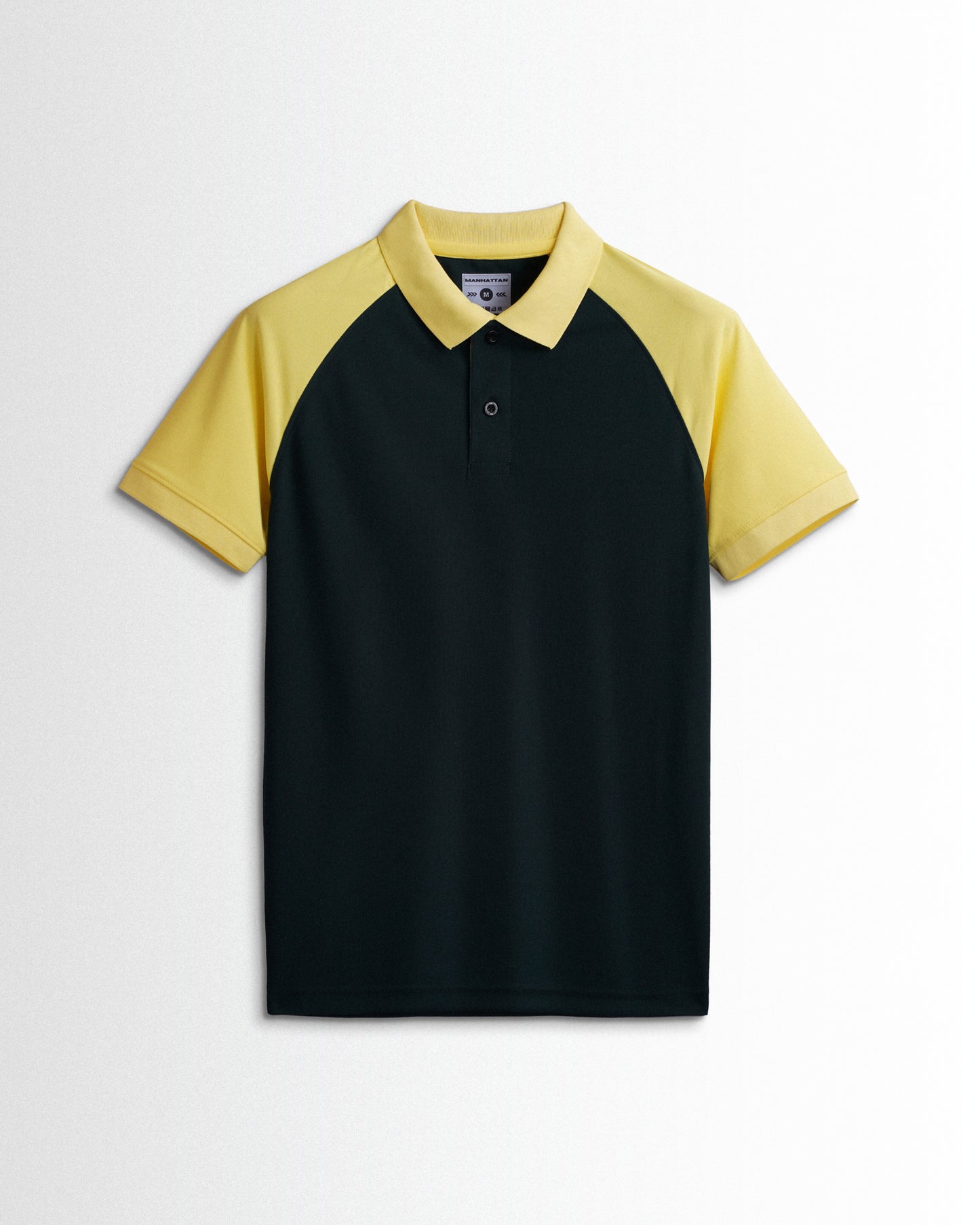Sports Dry Fit Yellow/Green Raglan Polo T Shirts