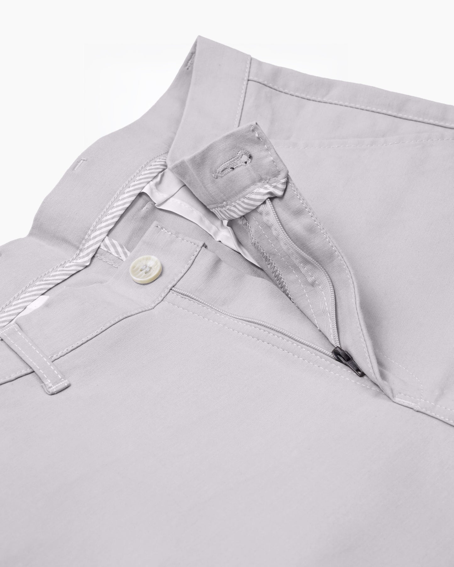 Cotton Casual Pants Grey - A