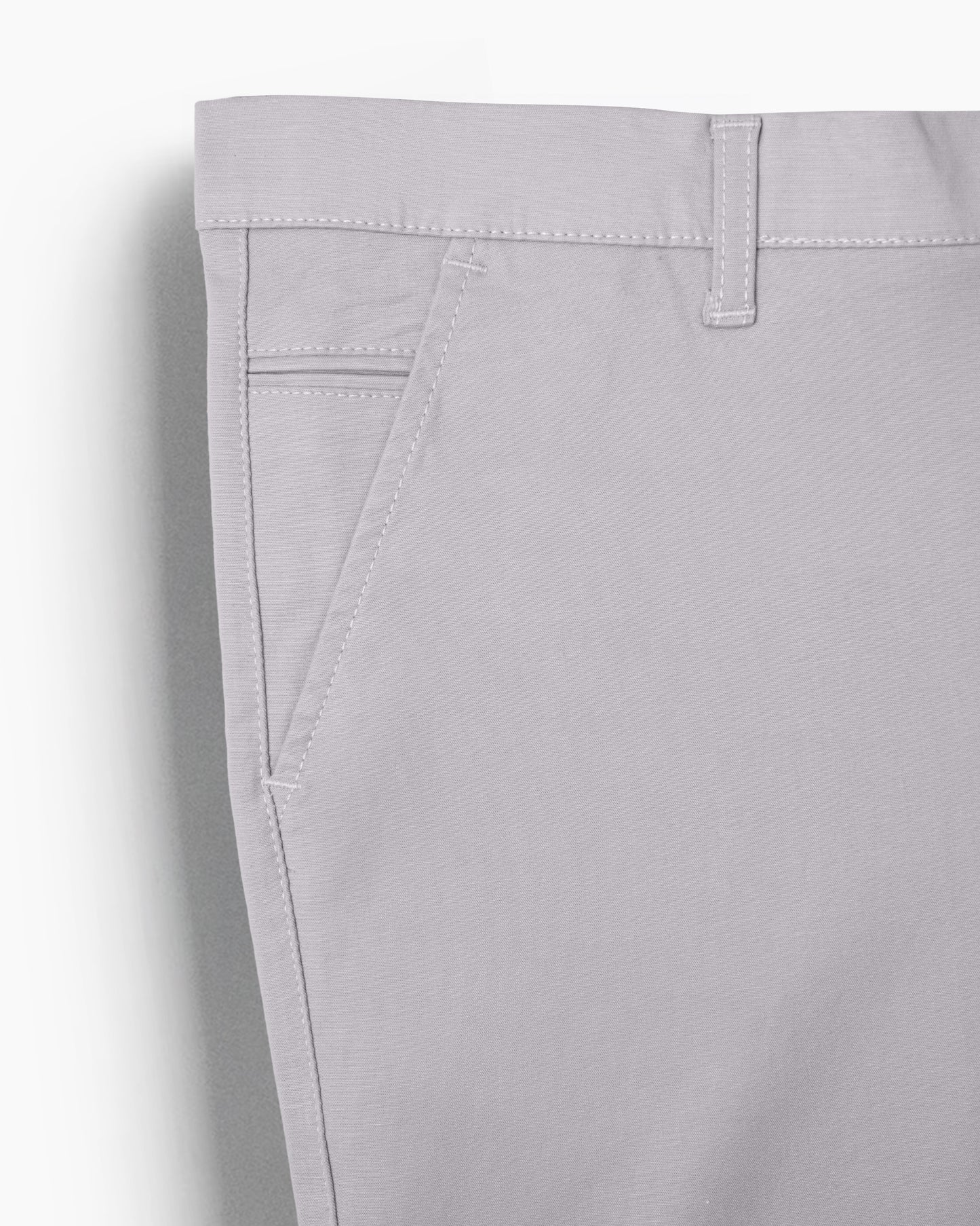Cotton Casual Pants Grey - A