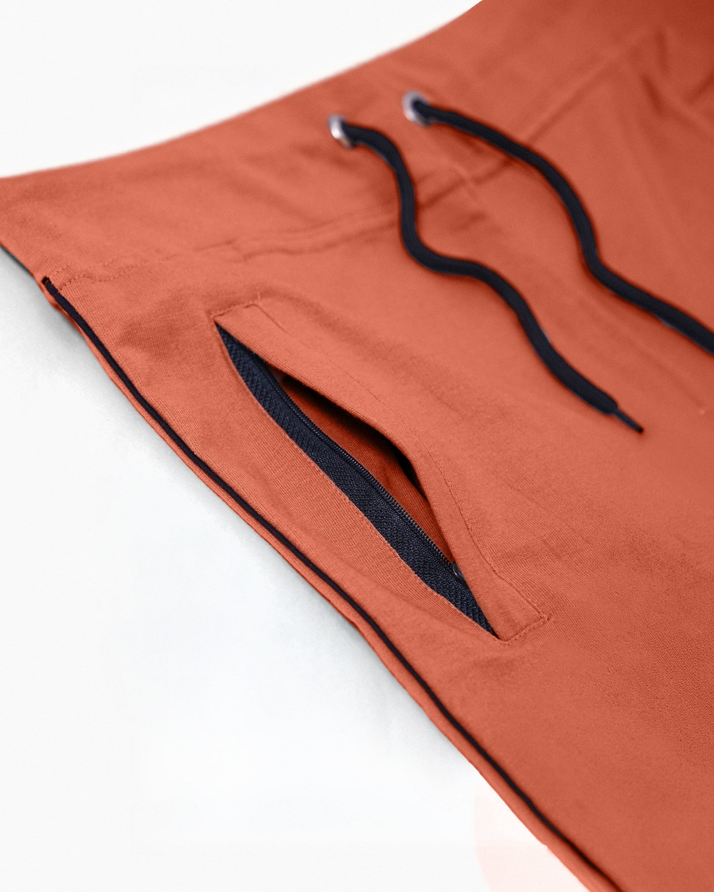 Premium Cotton Rust Track Pant Regular Fit