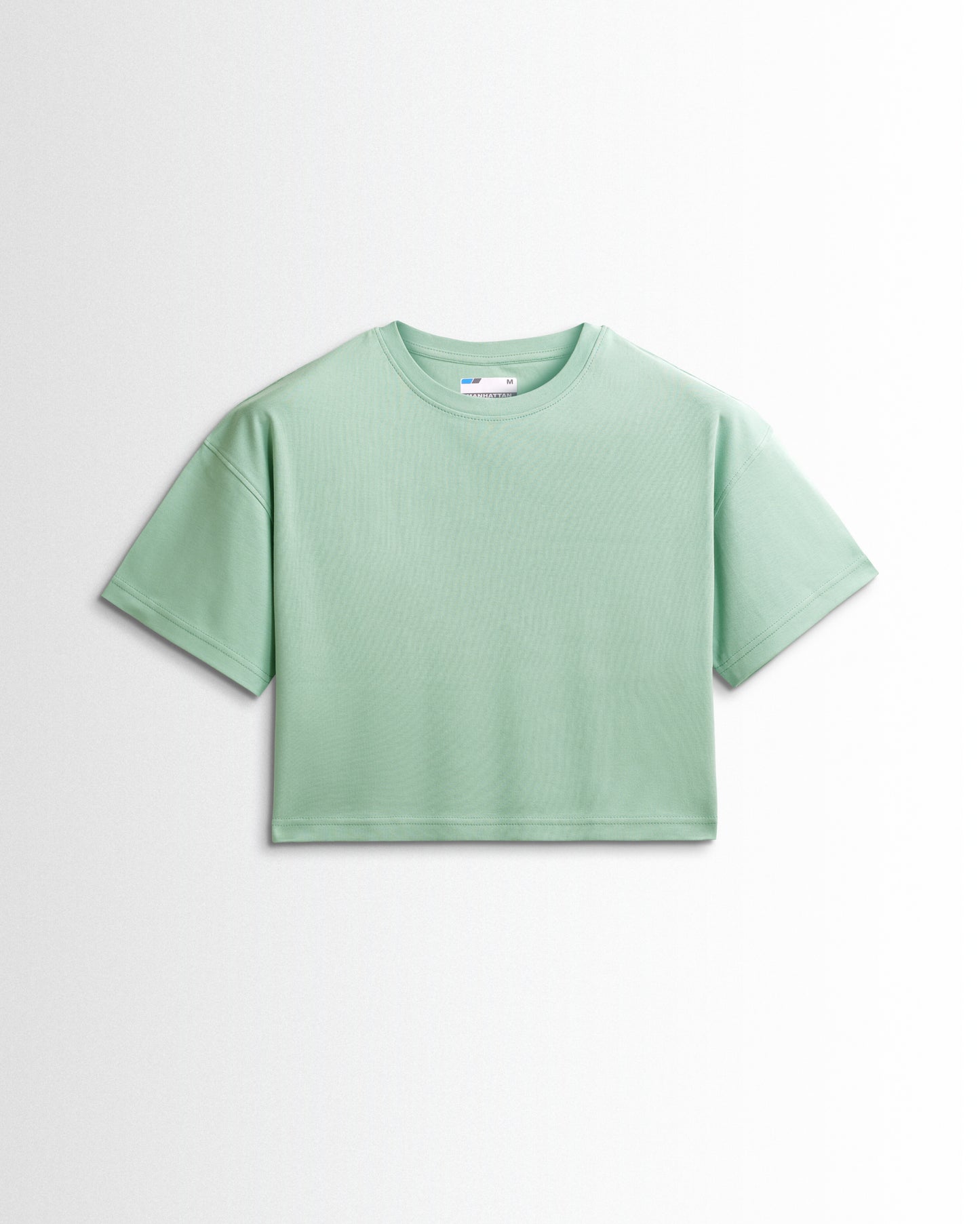 Womens Crop Top Pista Green T-shirt