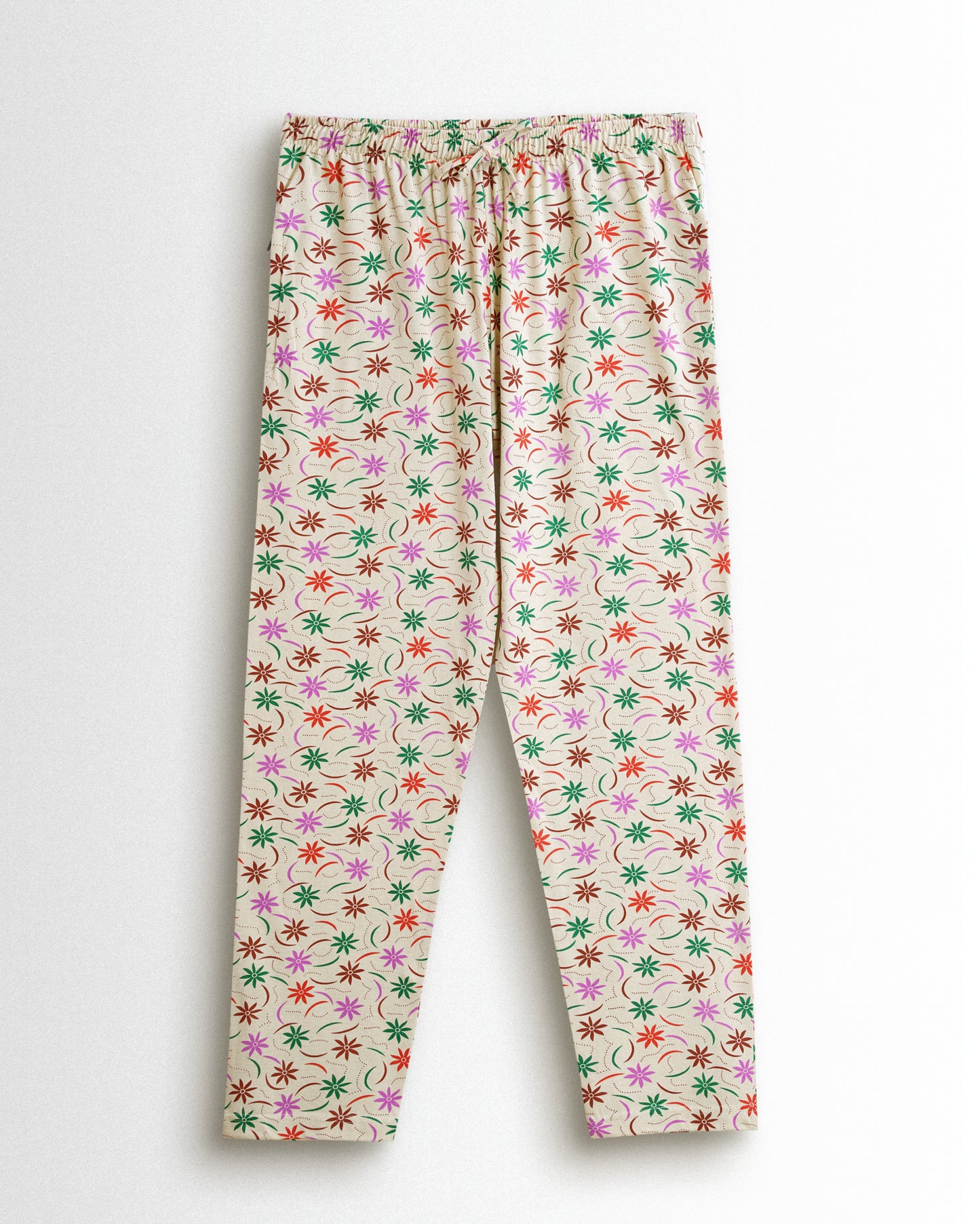 Women's Co Ord set Beach Pink Flowers